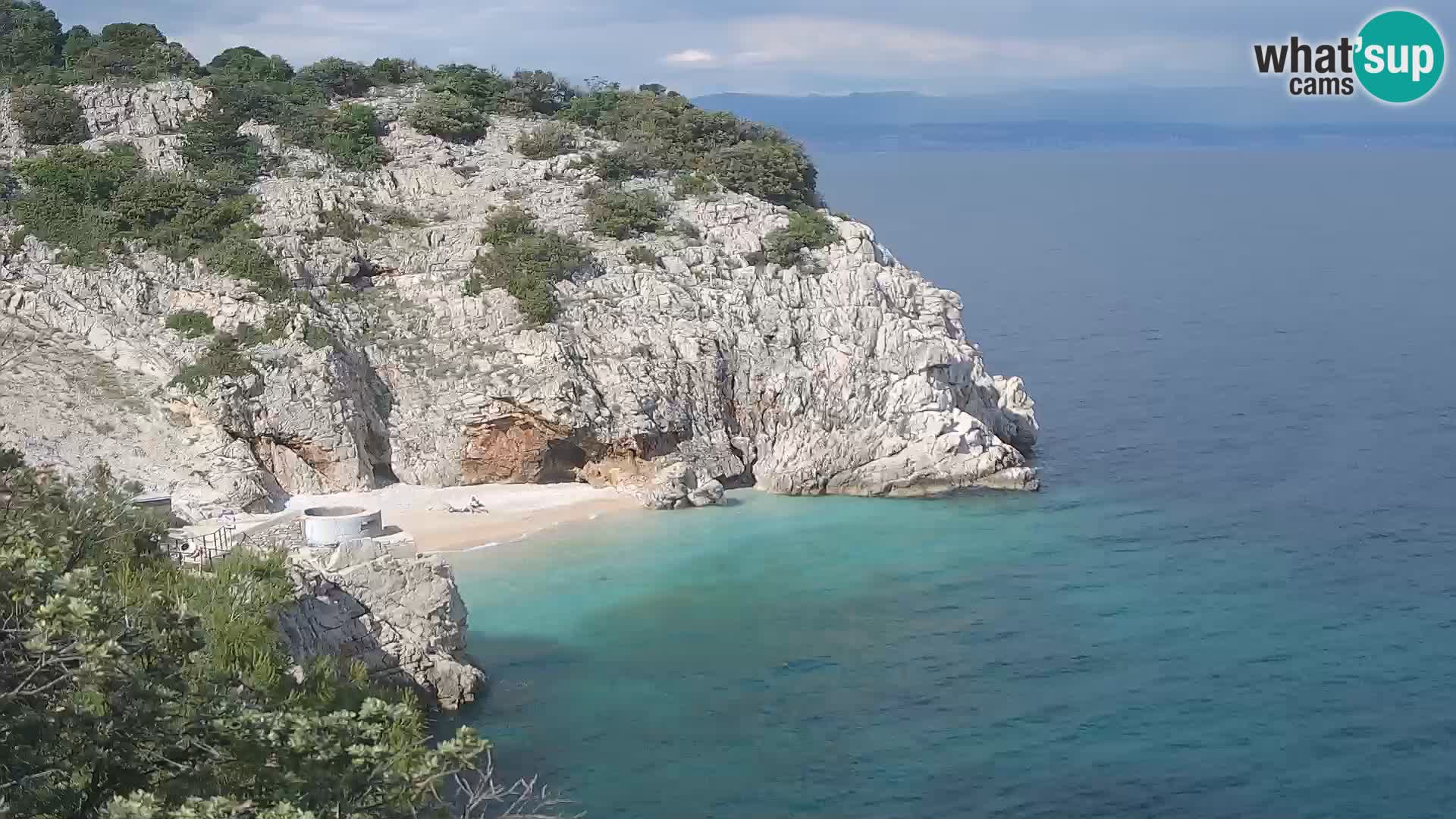 Webcam Brseč beach – Mošćenička Draga – Croatia