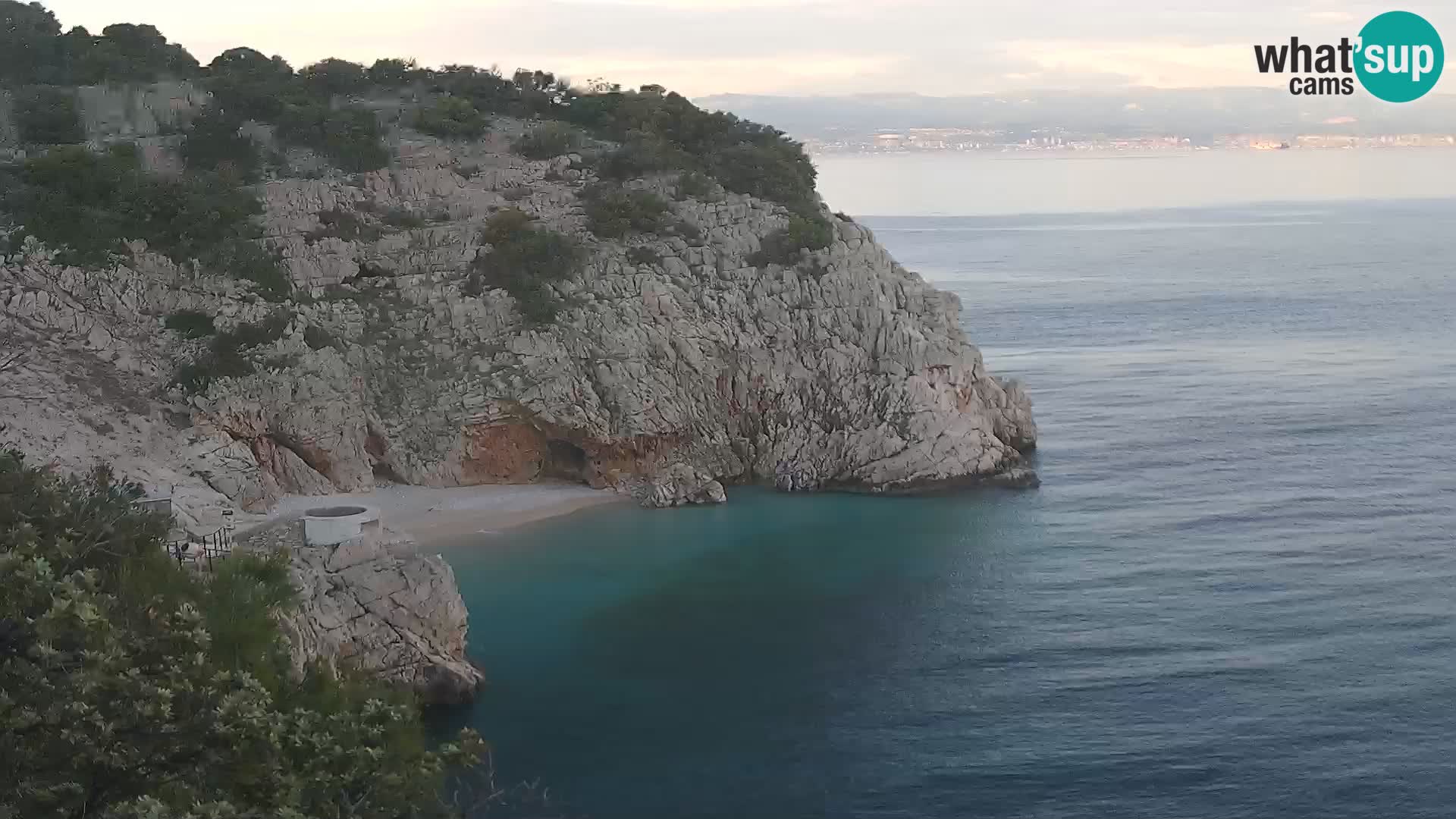 Web kamera plaže Brseč – Mošćenička Draga – Hrvatska