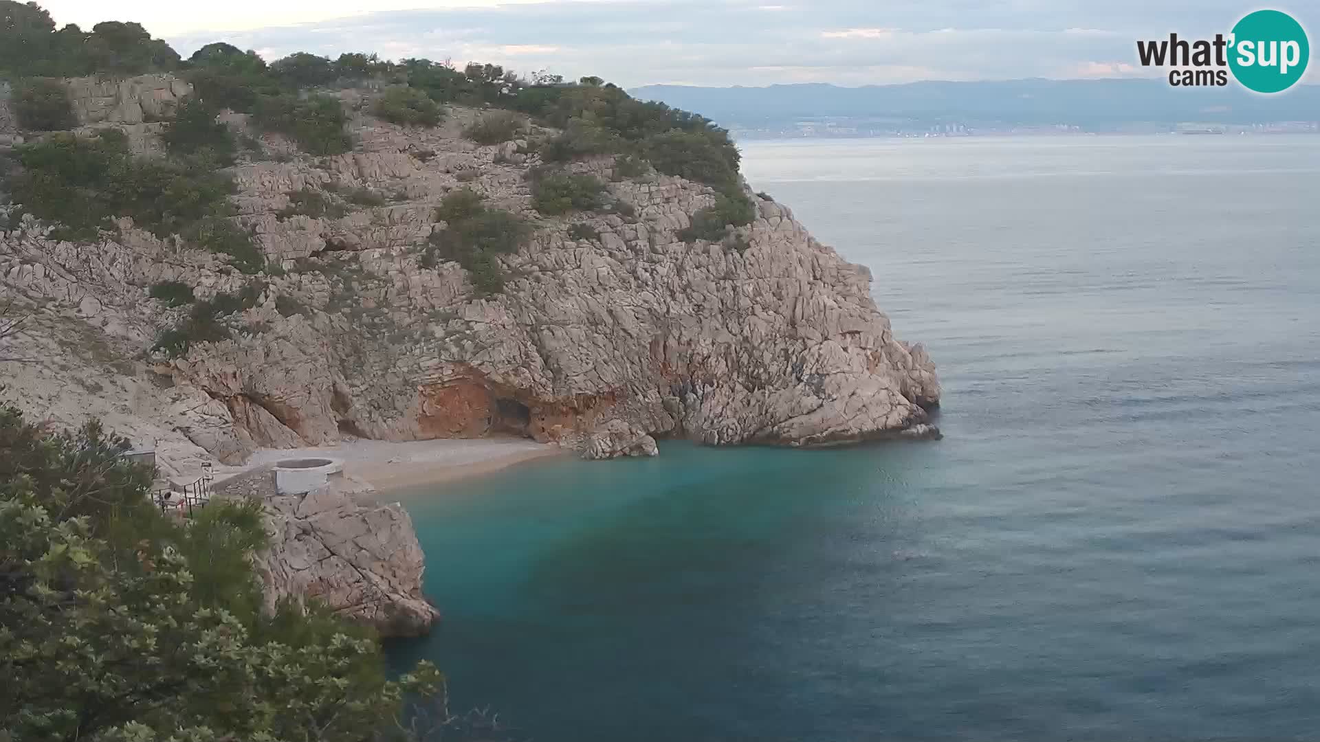 Webcam Brseč Strand – Mošćenička Draga – Kroatien