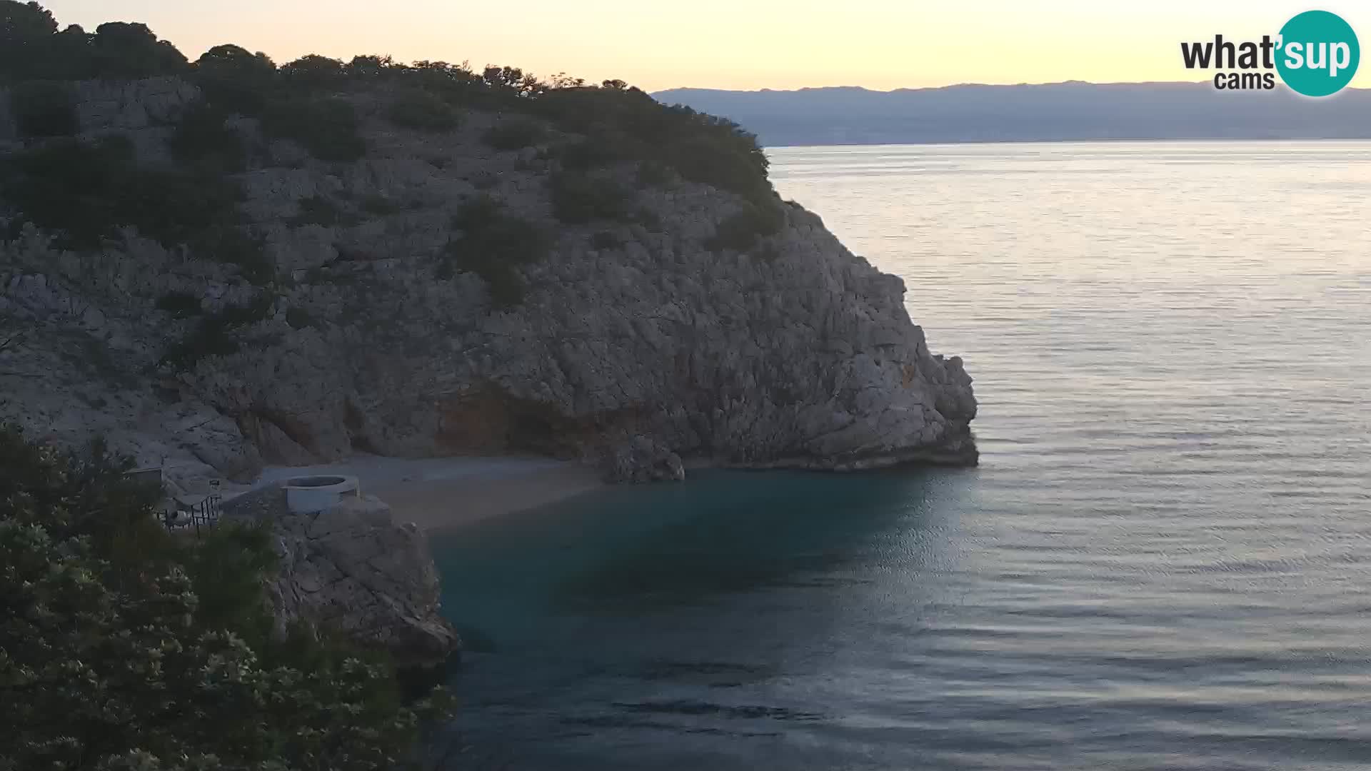 Webcam Bersezio spiaggia – Draga di Moschiena – Croazia