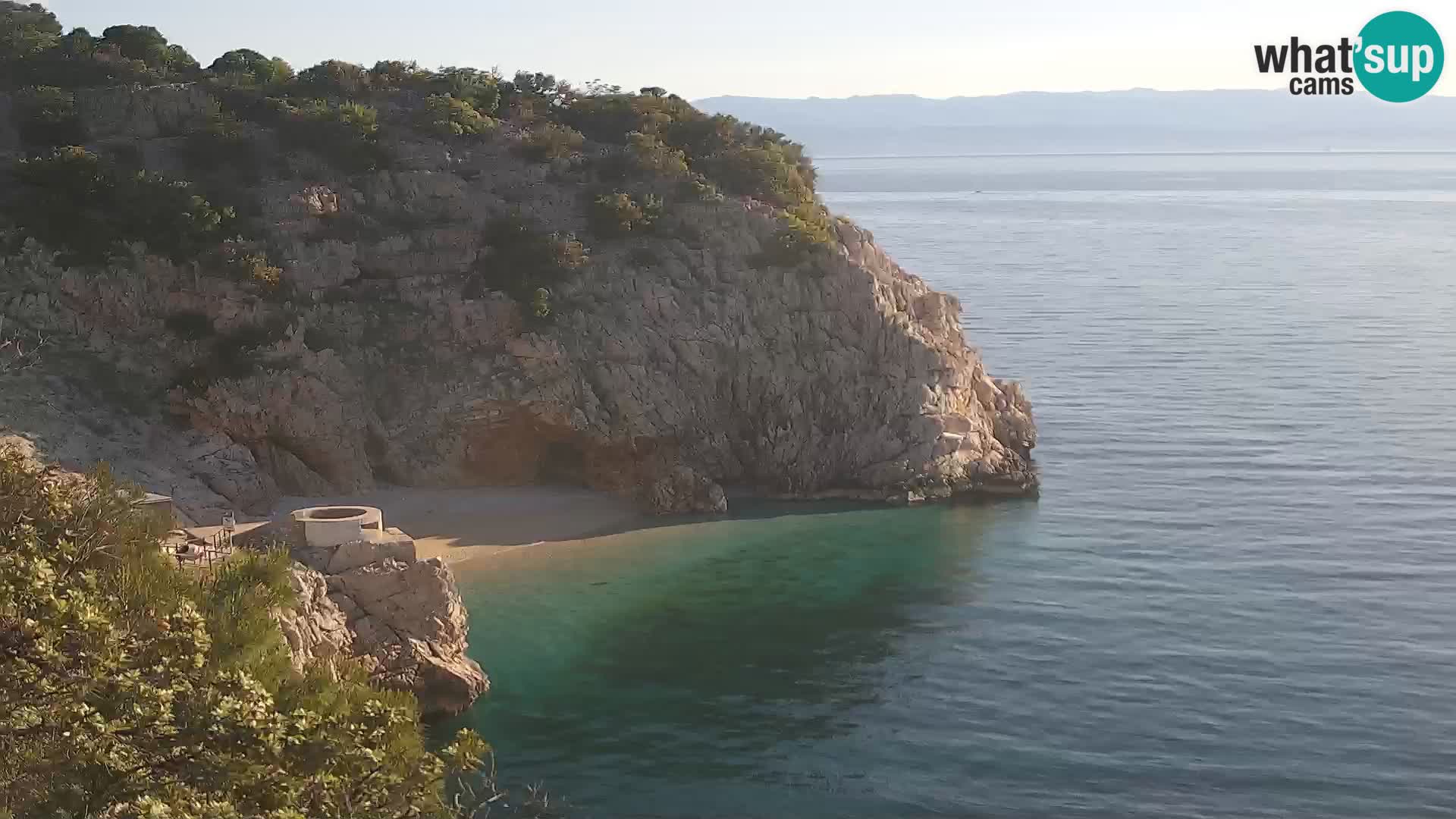 Webcam Brseč beach – Mošćenička Draga – Croatia