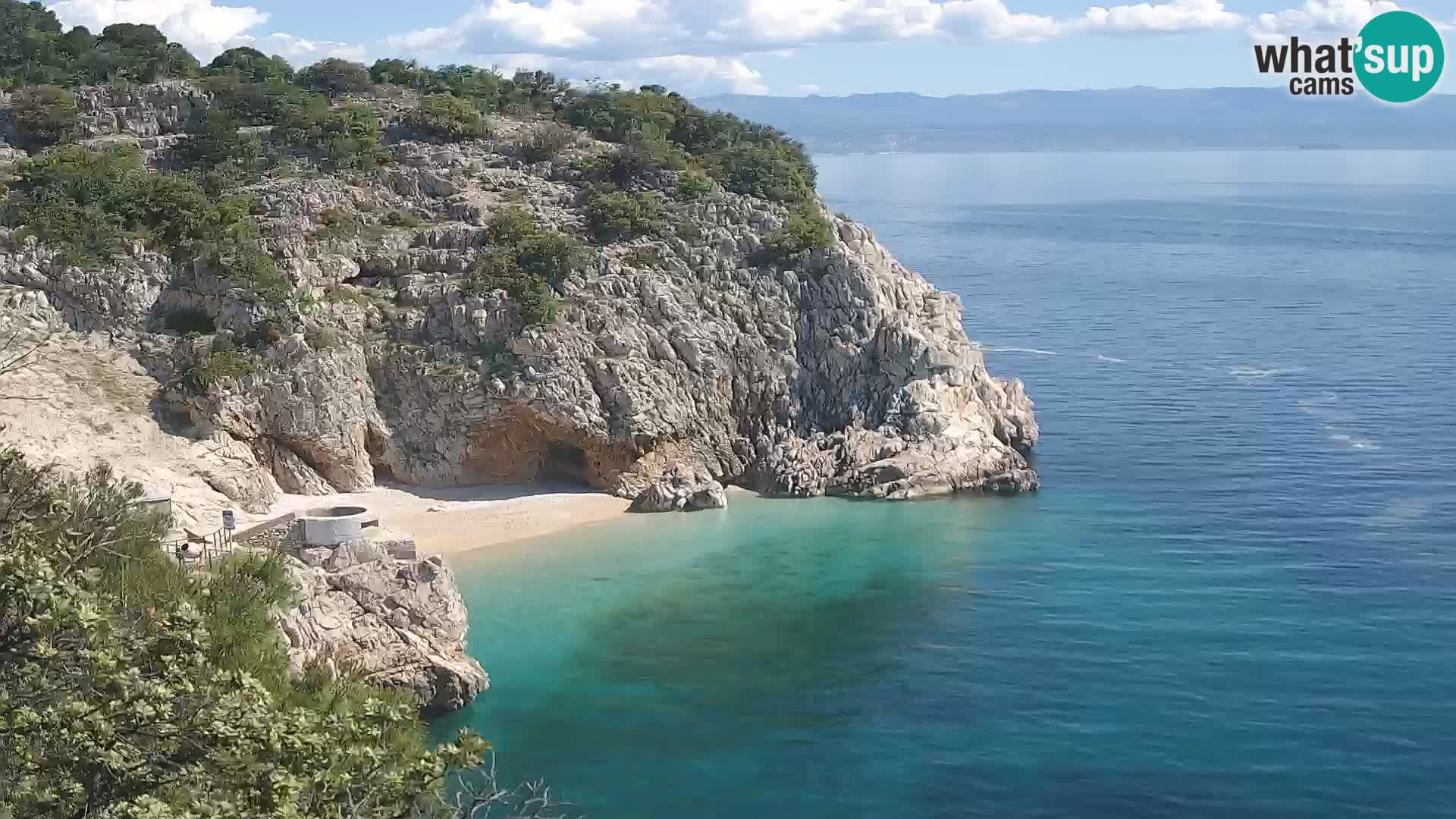 Webcam Bersezio spiaggia – Draga di Moschiena – Croazia