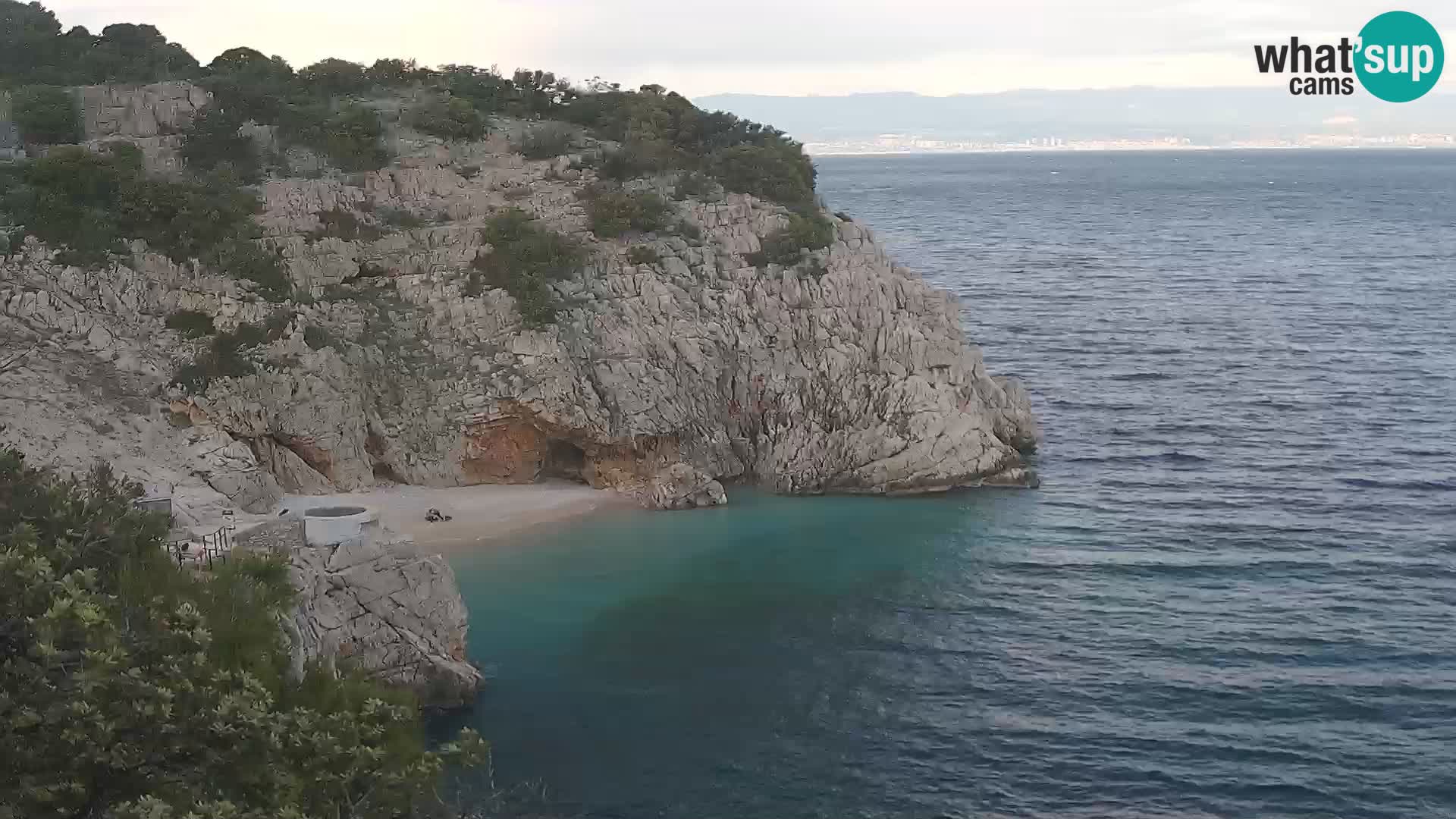 Webcam Brseč Strand – Mošćenička Draga – Kroatien