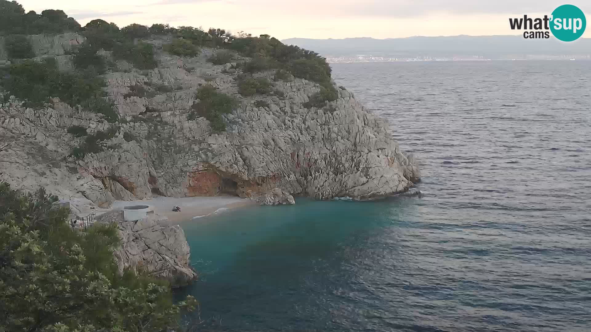 Web kamera plaže Brseč – Mošćenička Draga – Hrvatska