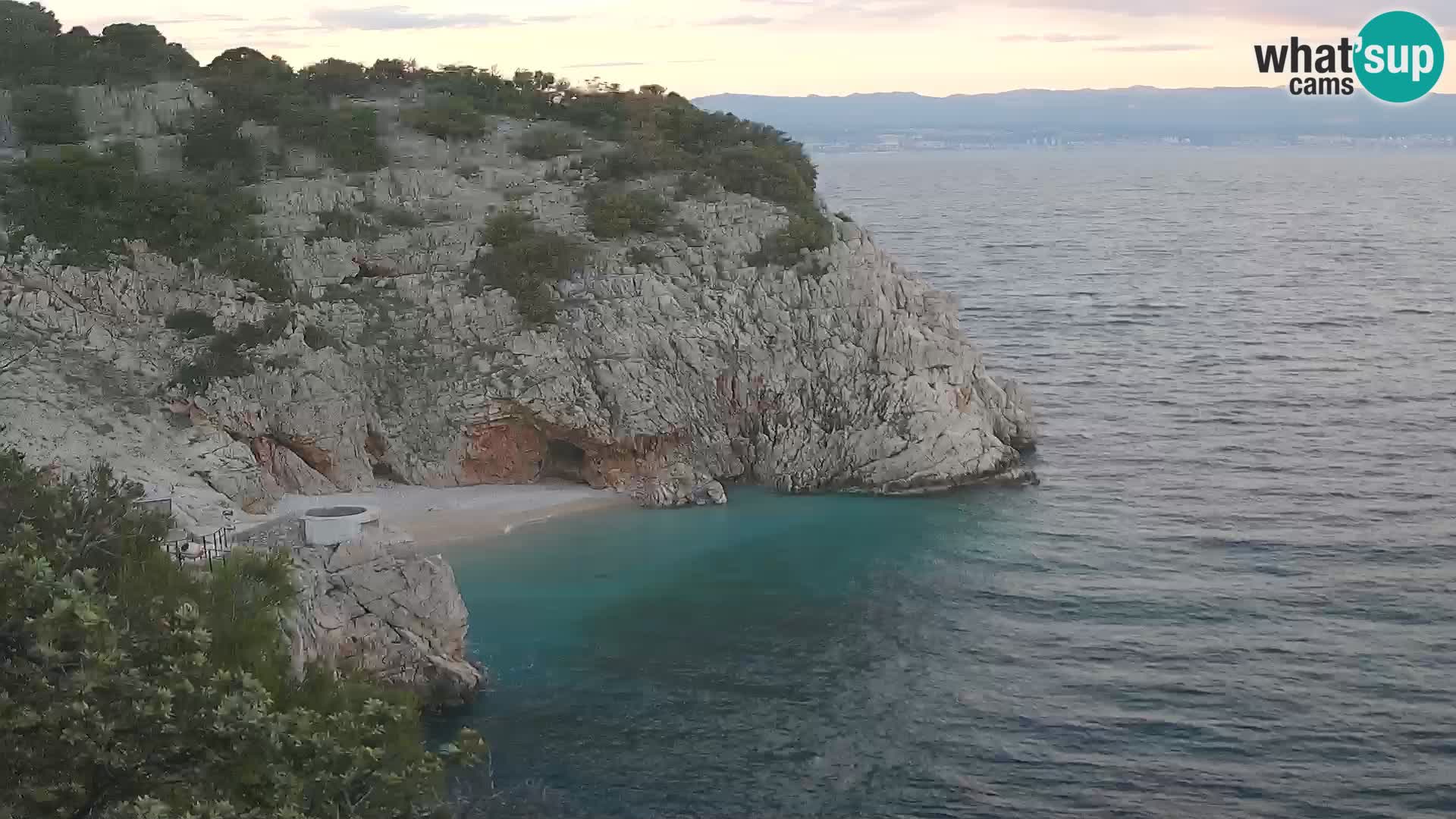 Webcam Brseč Strand – Mošćenička Draga – Kroatien