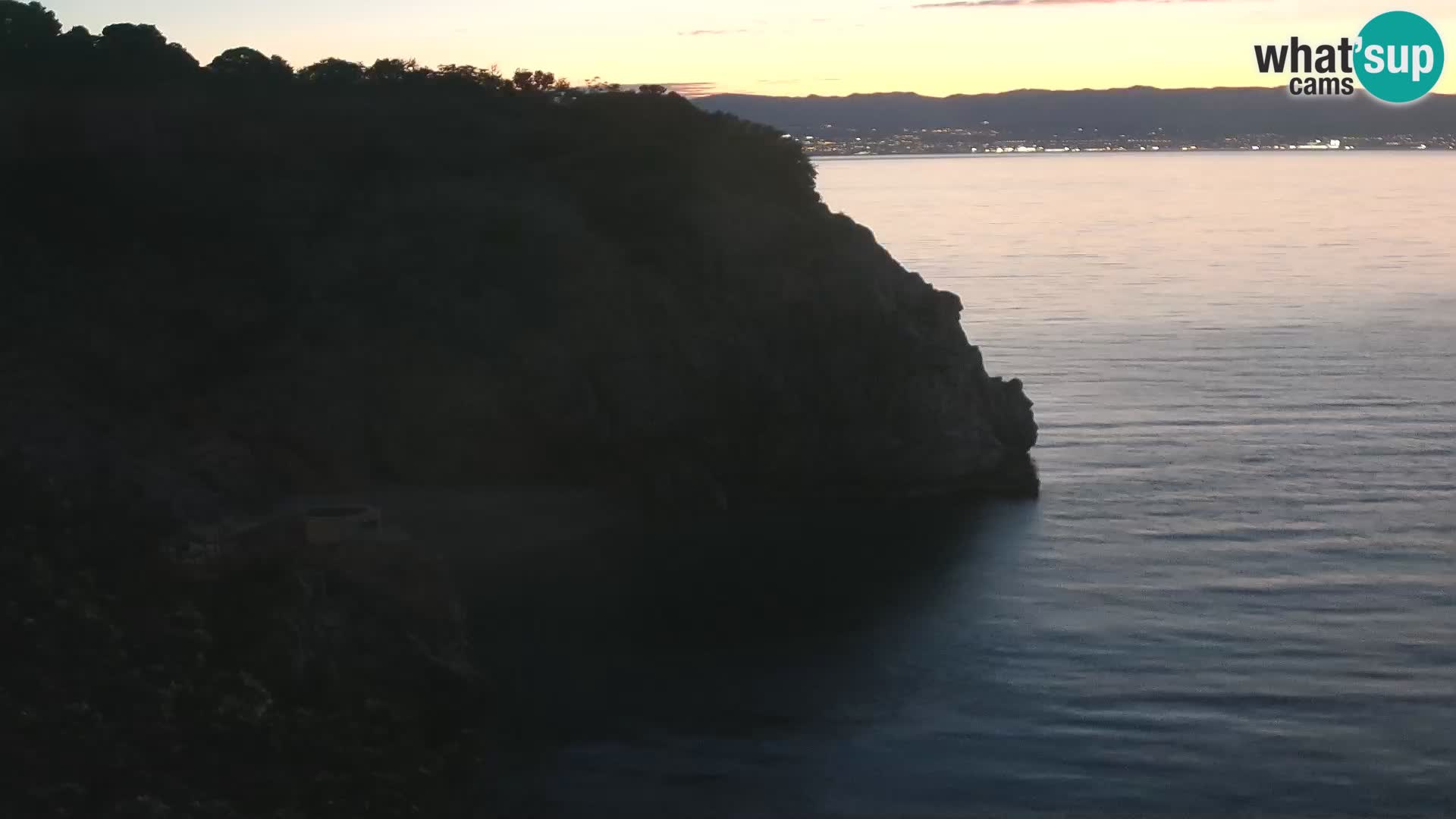 Webcam Brseč Strand – Mošćenička Draga – Kroatien