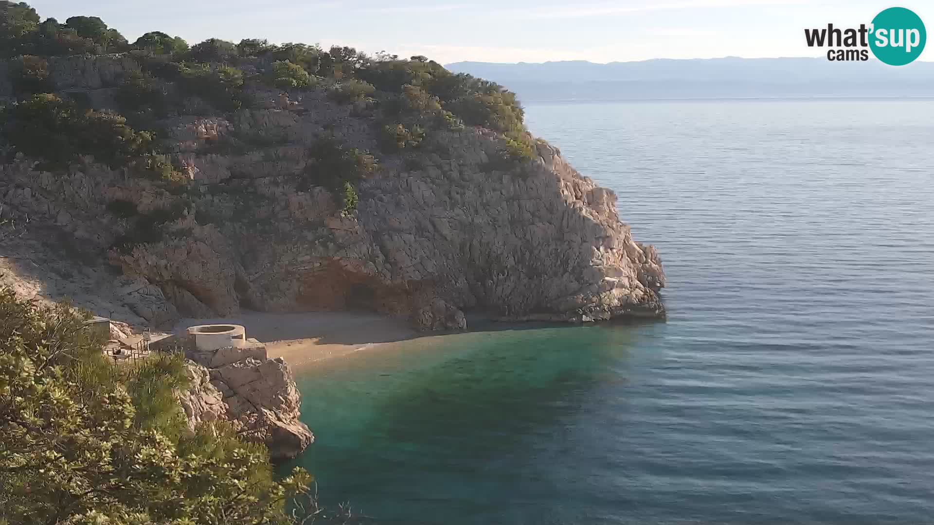 Web kamera plaže Brseč – Mošćenička Draga – Hrvatska
