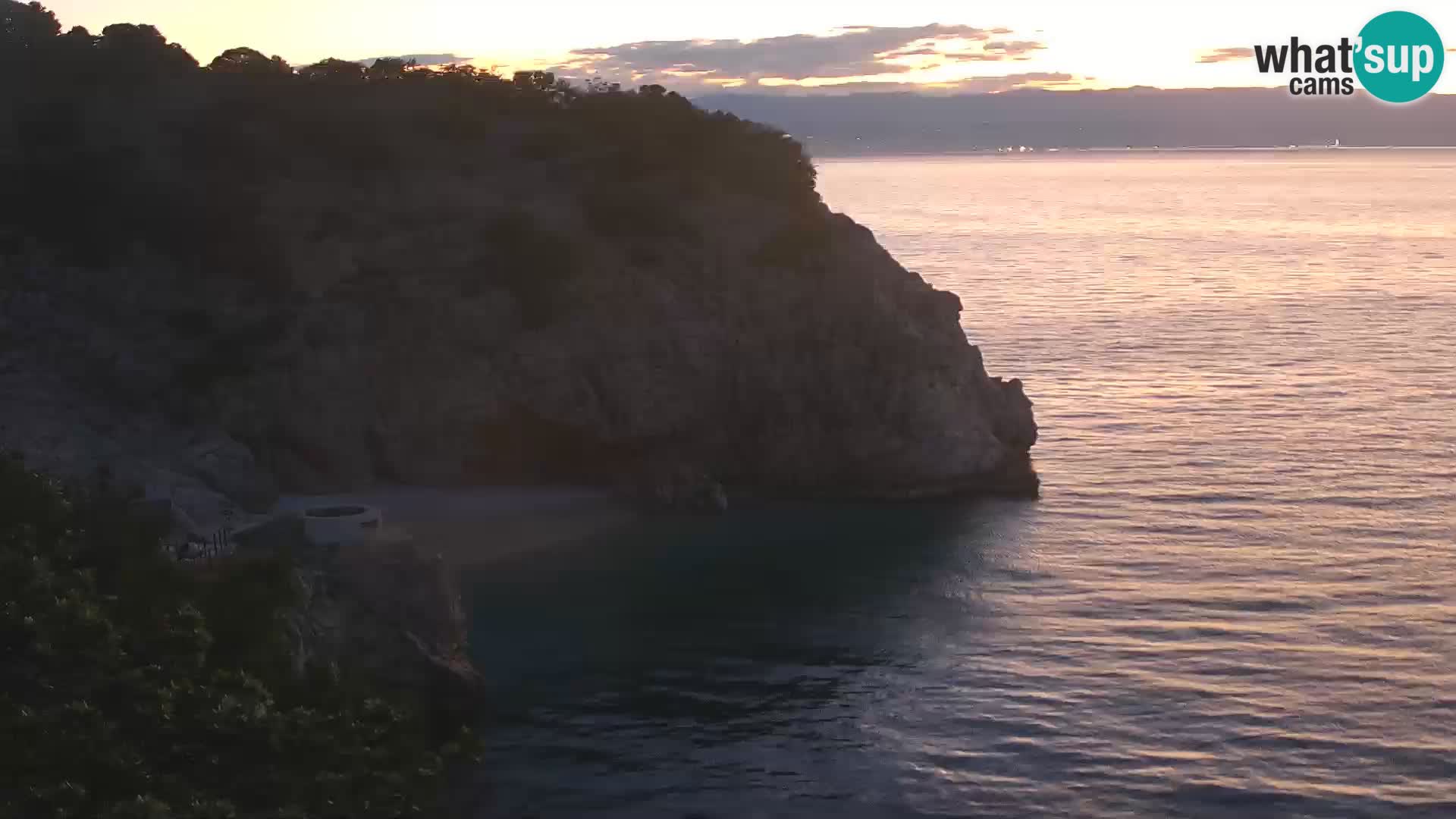 Webcam Brseč Strand – Mošćenička Draga – Kroatien