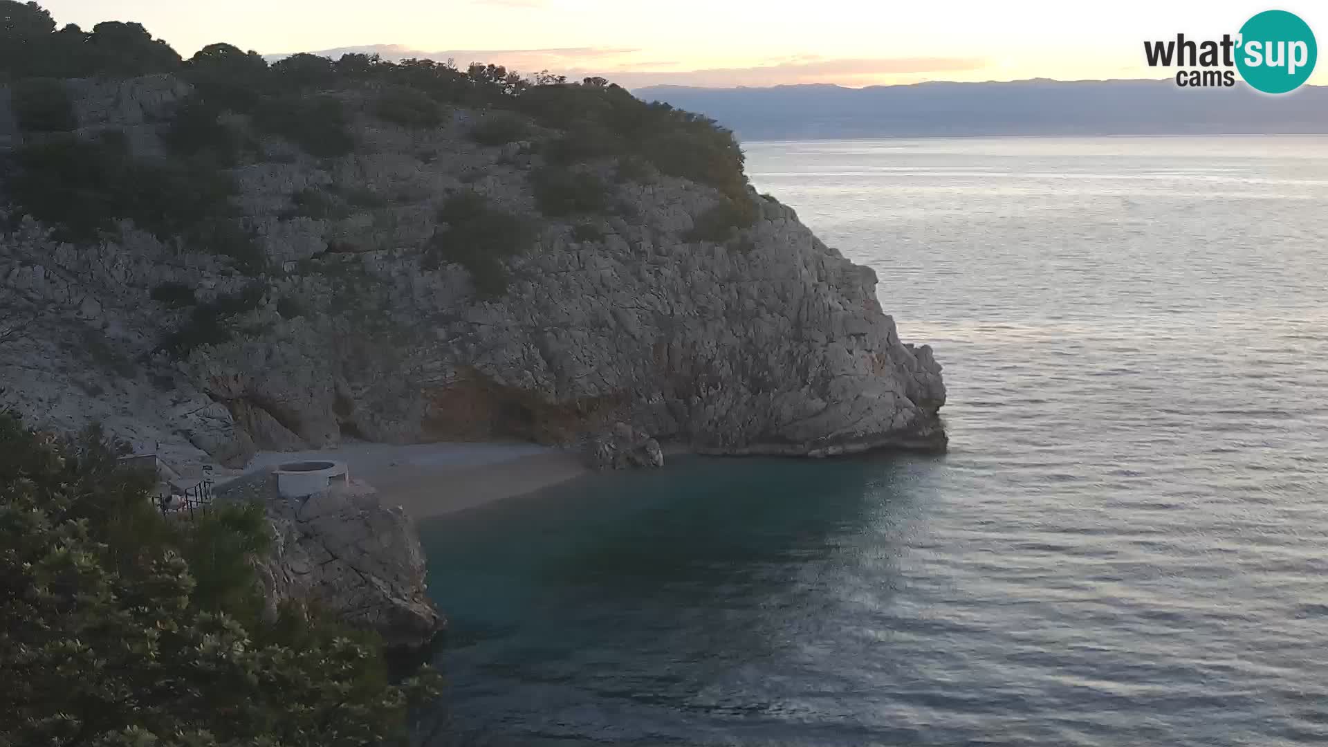Webcam Brseč beach – Mošćenička Draga – Croatia