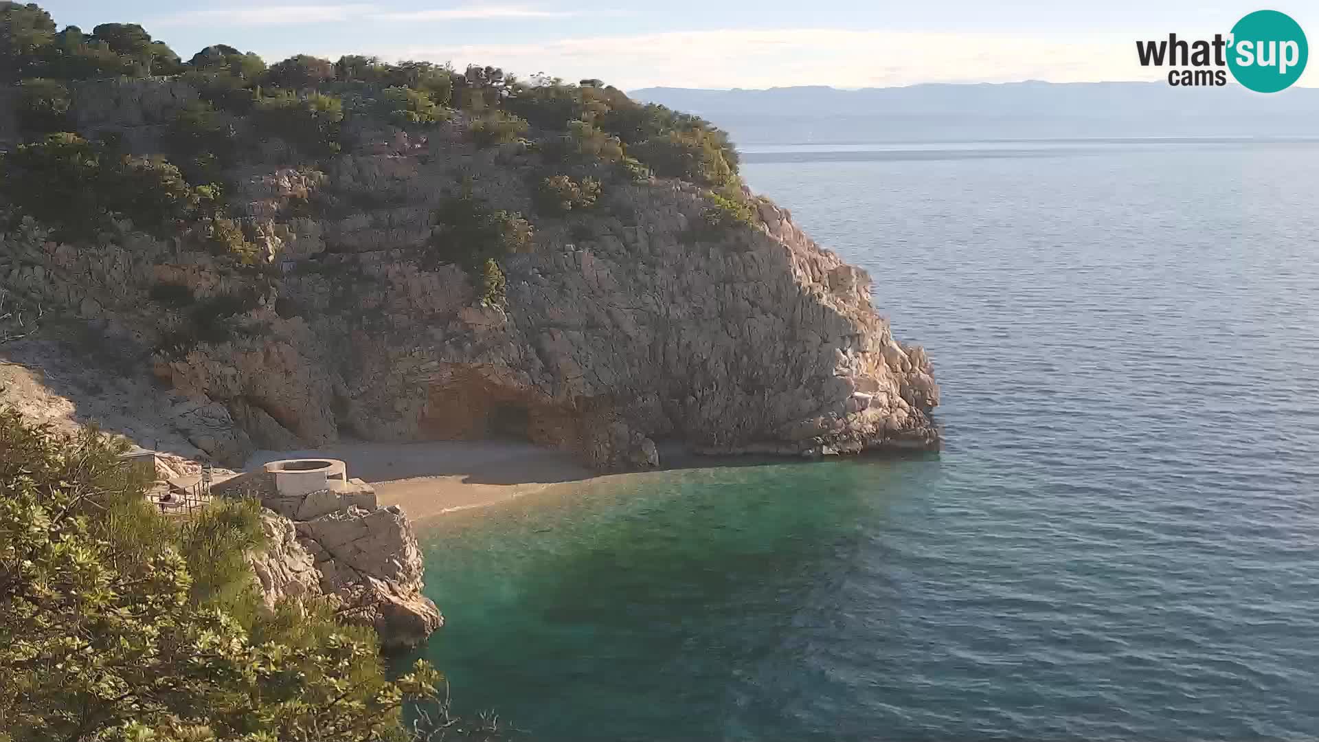 Webcam Brseč beach – Mošćenička Draga – Croatia