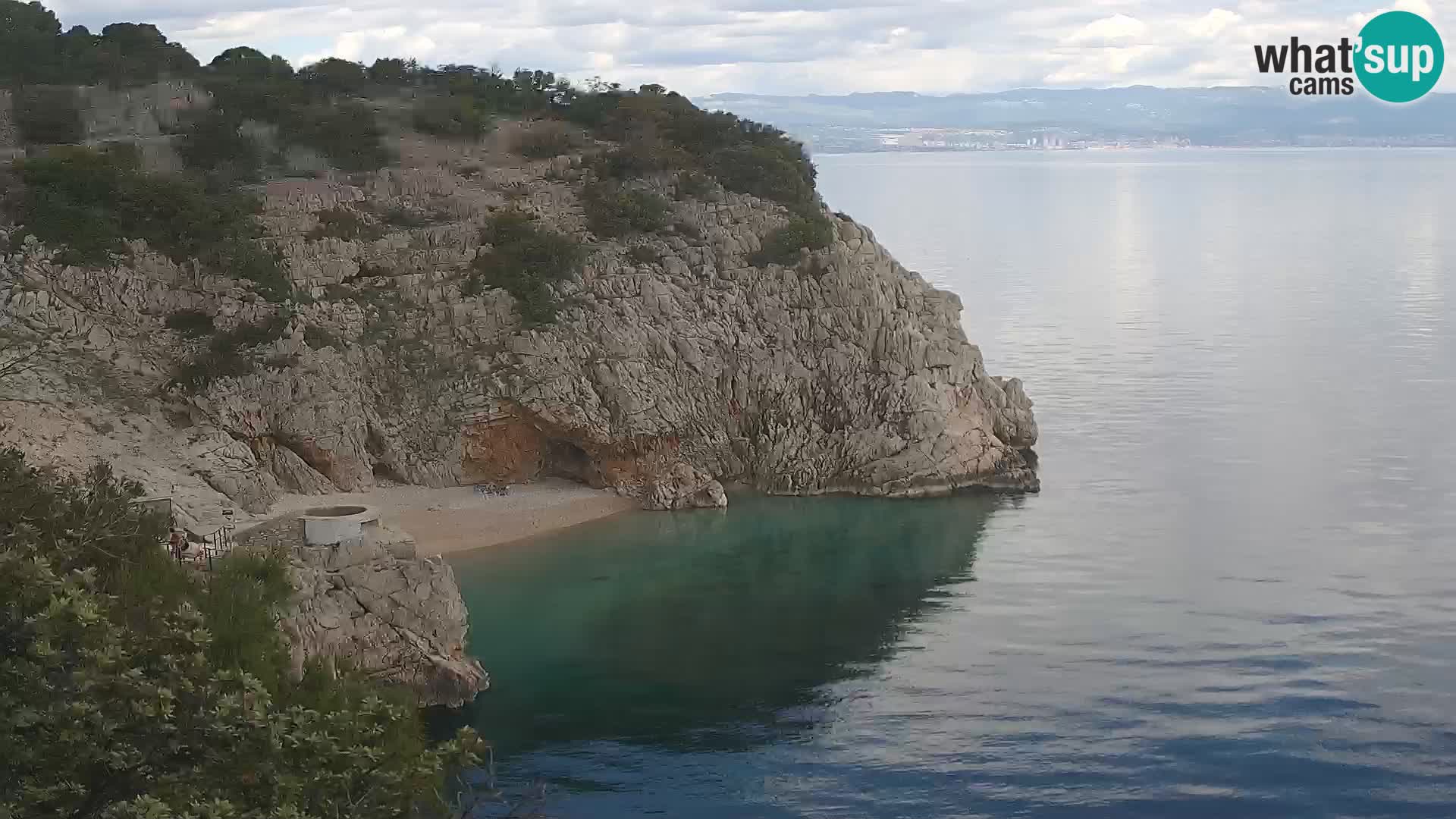 Webcam Brseč Strand – Mošćenička Draga – Kroatien