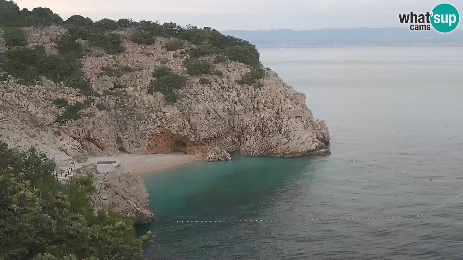 Webcam Brseč Strand – Mošćenička Draga – Kroatien