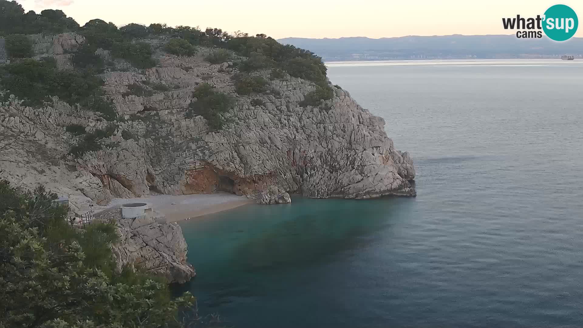 Web kamera plaže Brseč – Mošćenička Draga – Hrvatska