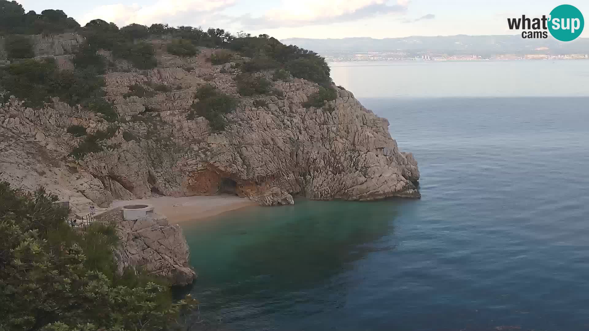 Webcam Brseč beach – Mošćenička Draga – Croatia
