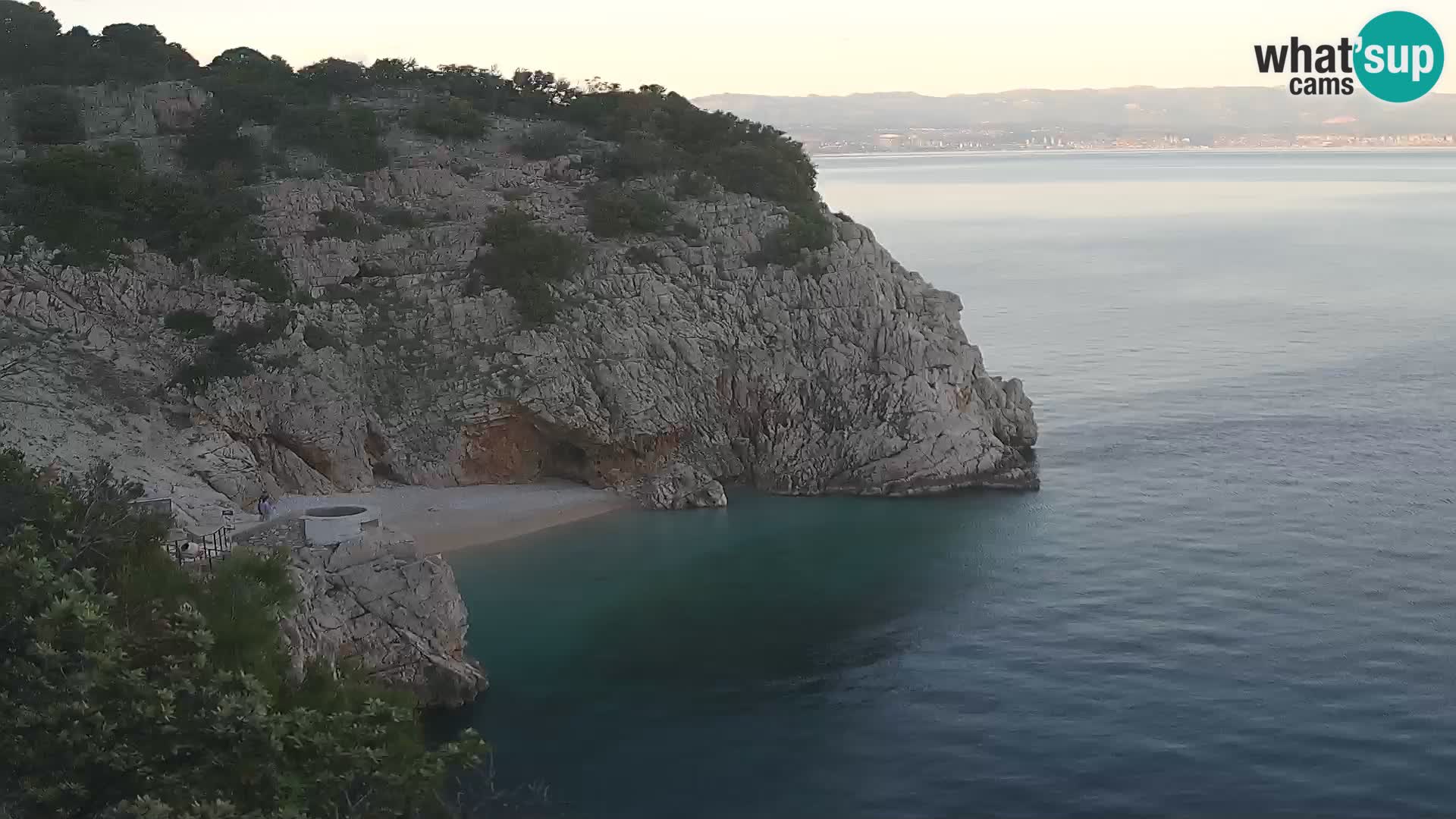 Webcam Bersezio spiaggia – Draga di Moschiena – Croazia