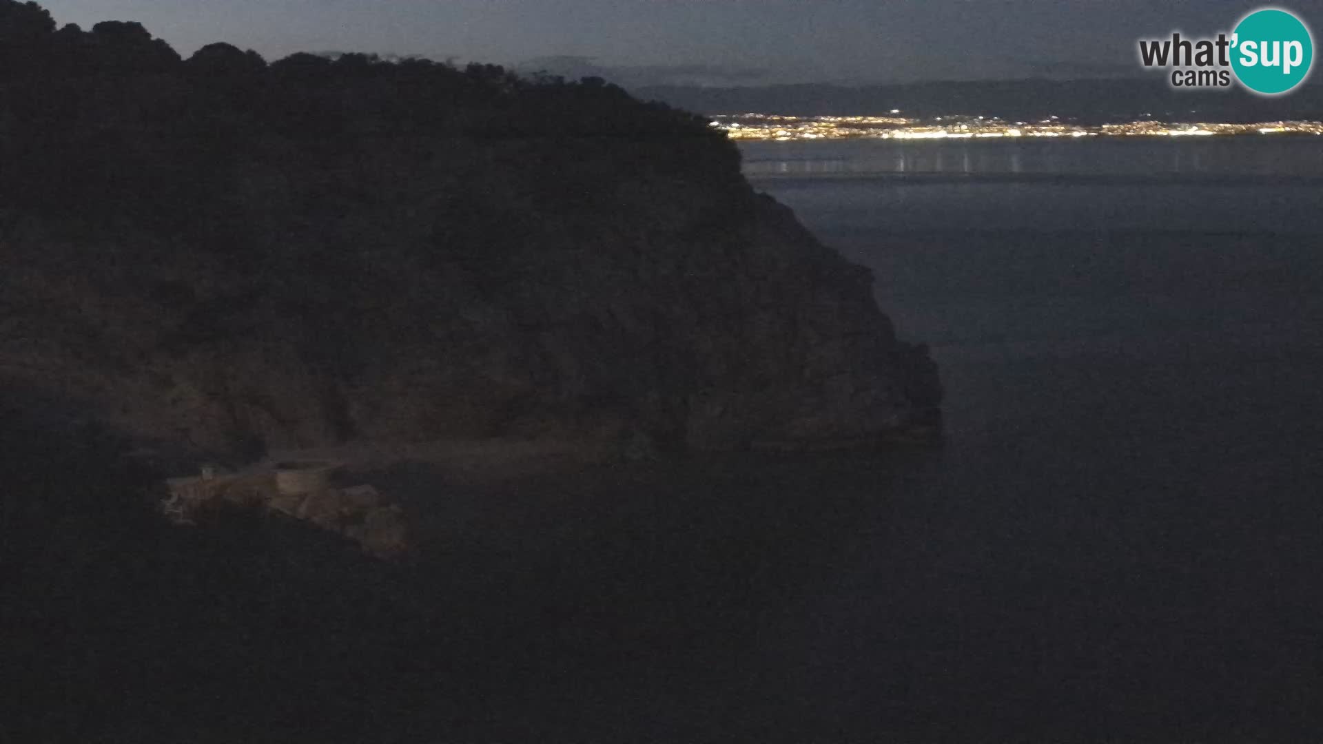 Webcam plage Brseč à Mošćenička Draga, Croatie