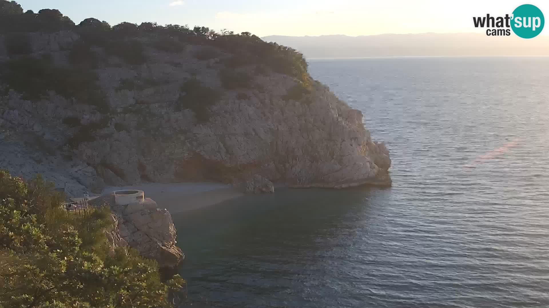 Webcam Brseč beach – Mošćenička Draga – Croatia