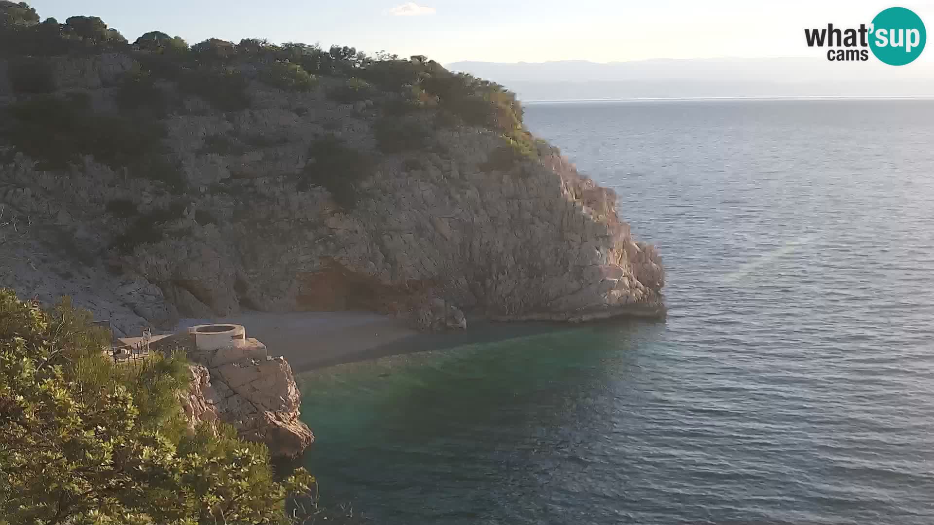 Webcam Brseč beach – Mošćenička Draga – Croatia