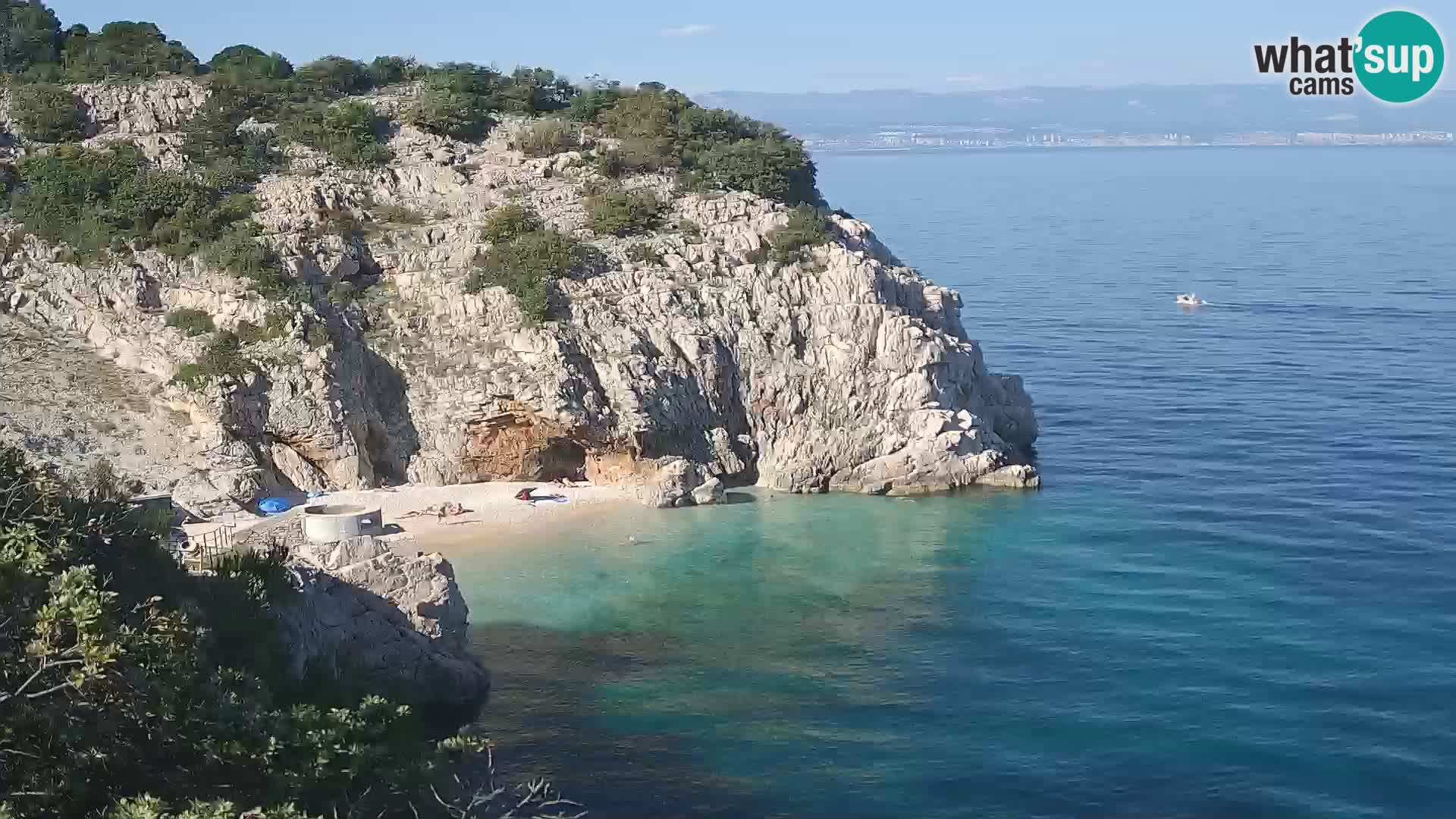 Webcam Brseč Strand – Mošćenička Draga – Kroatien