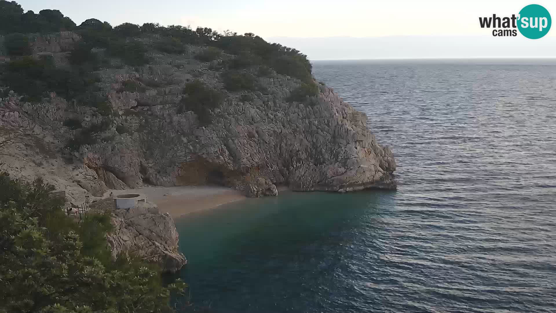 Webcam Bersezio spiaggia – Draga di Moschiena – Croazia
