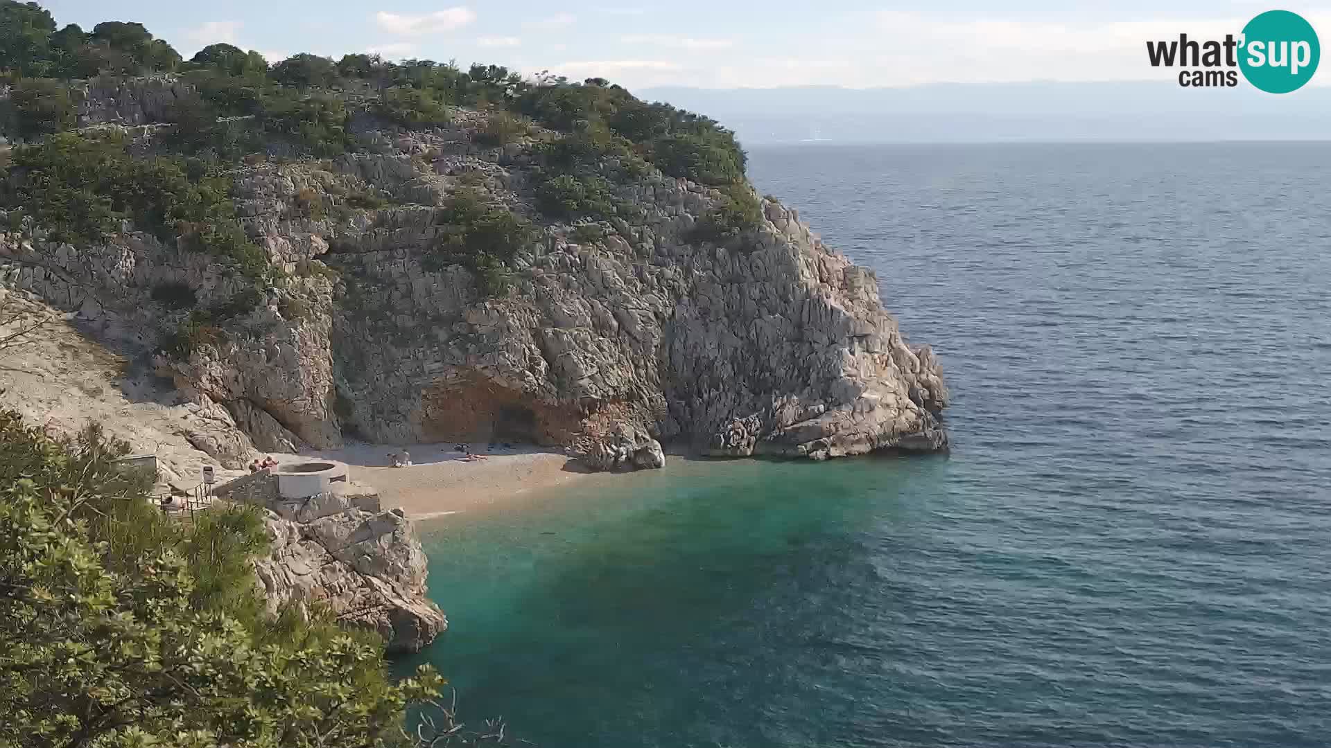 Webcam Brseč beach – Mošćenička Draga – Croatia