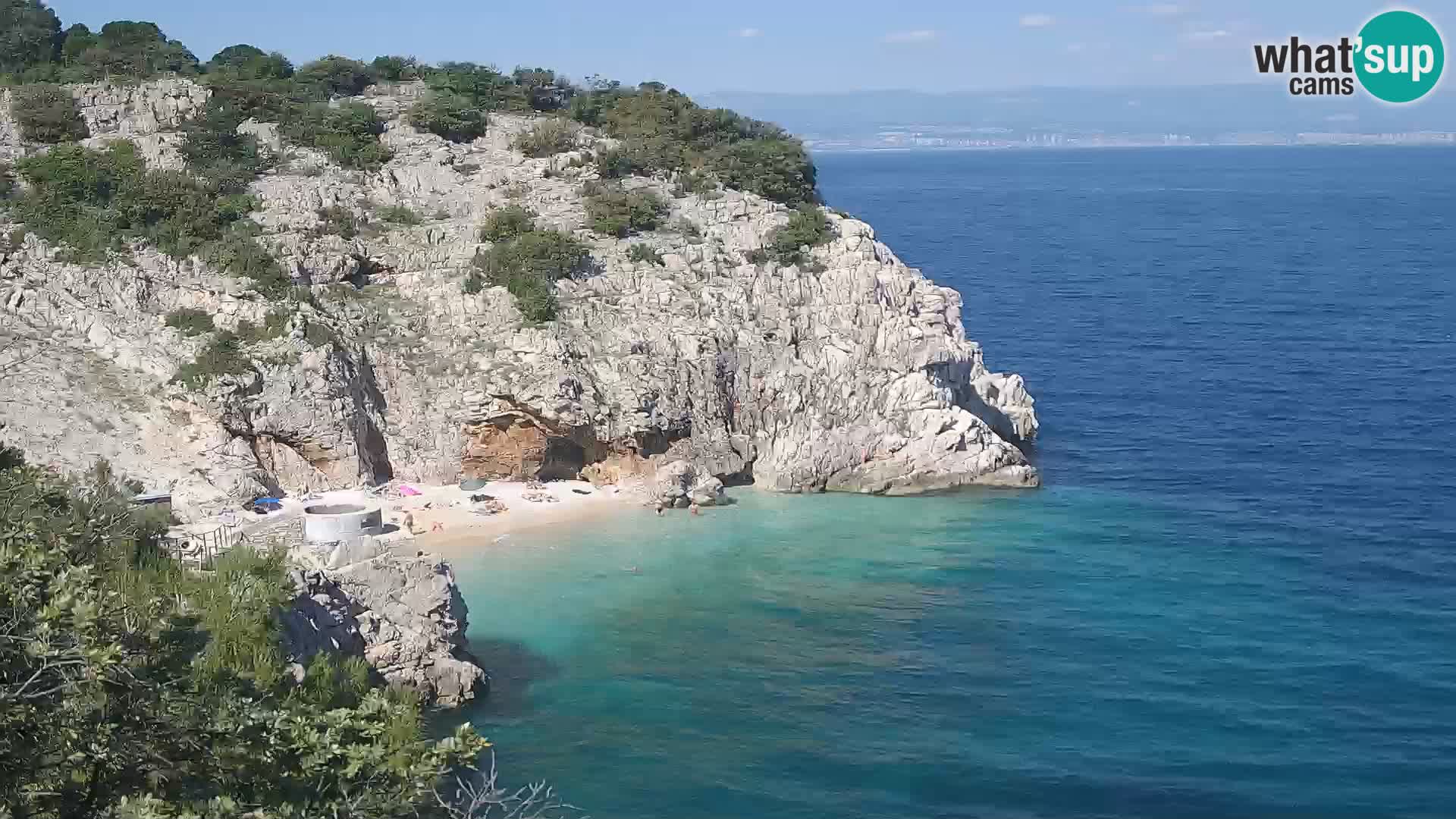 Webcam Brseč Strand – Mošćenička Draga – Kroatien