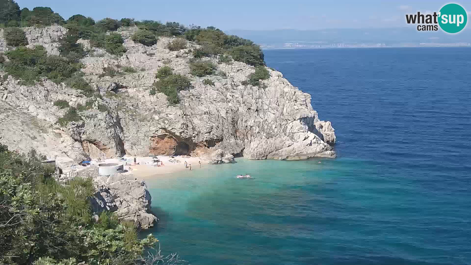 Webcam Brseč Strand – Mošćenička Draga – Kroatien