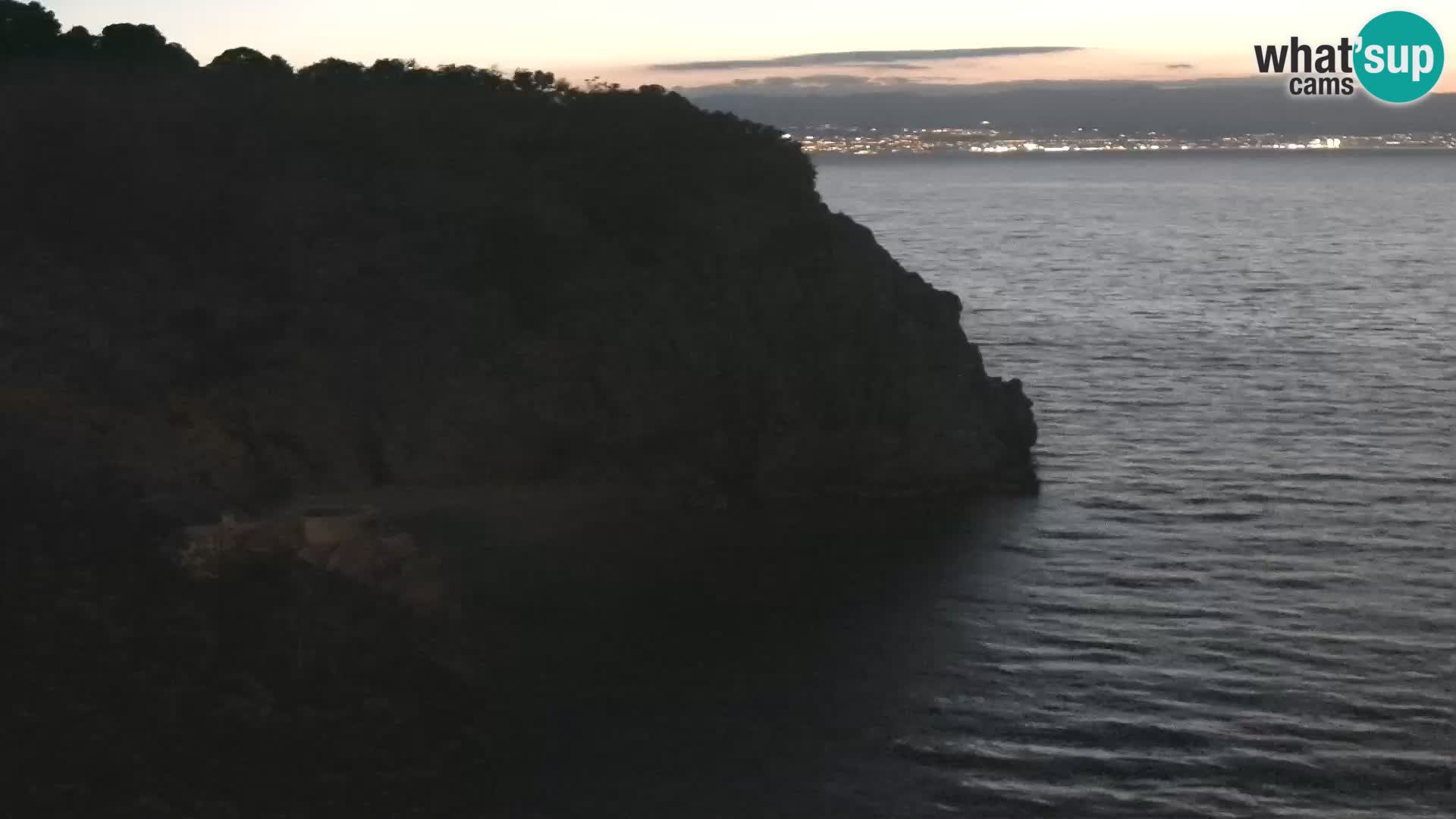 Webcam Bersezio spiaggia – Draga di Moschiena – Croazia