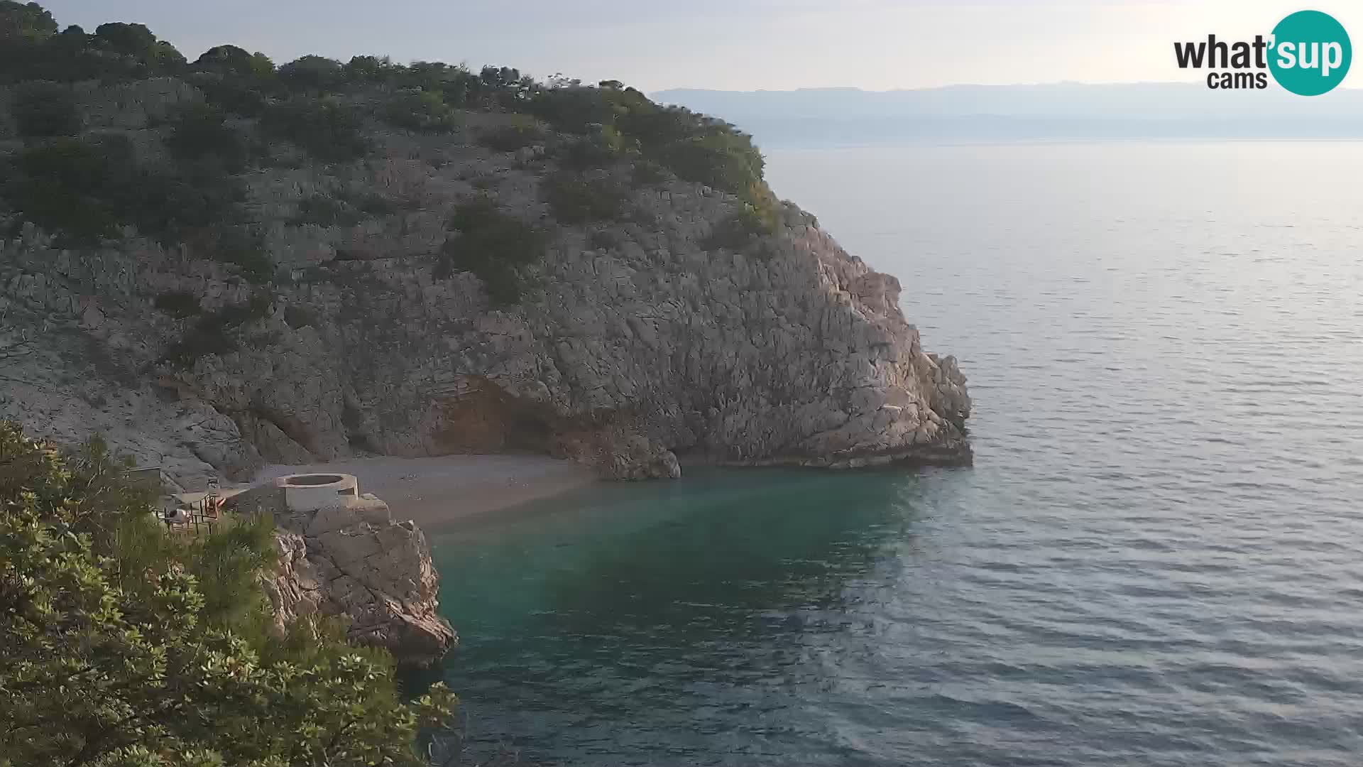 Webcam Brseč Strand – Mošćenička Draga – Kroatien