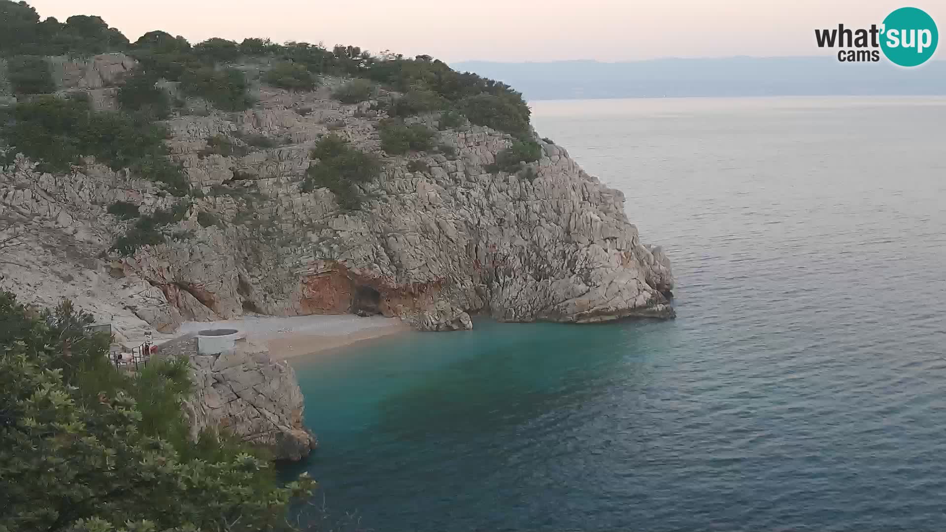 Webcam Brseč beach – Mošćenička Draga – Croatia