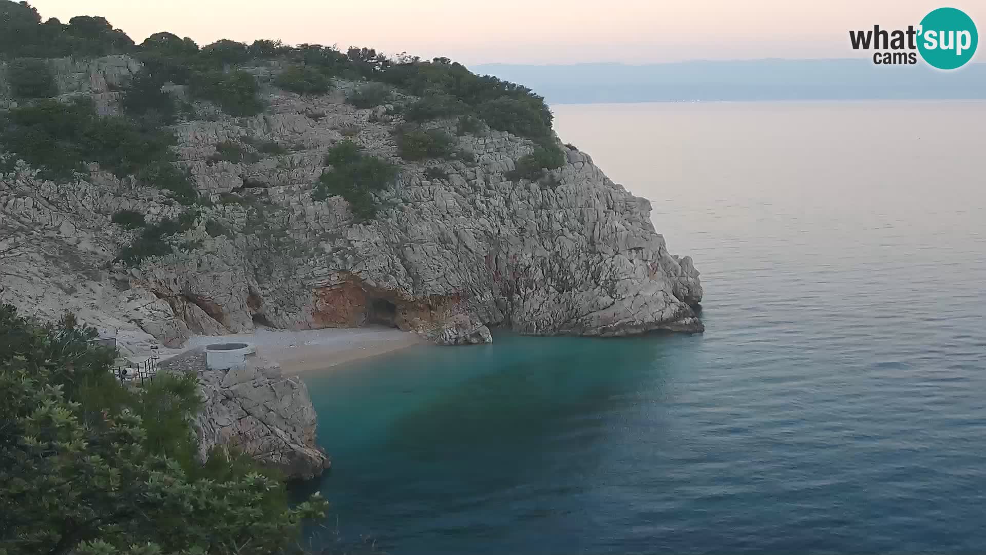 Webcam Bersezio spiaggia – Draga di Moschiena – Croazia