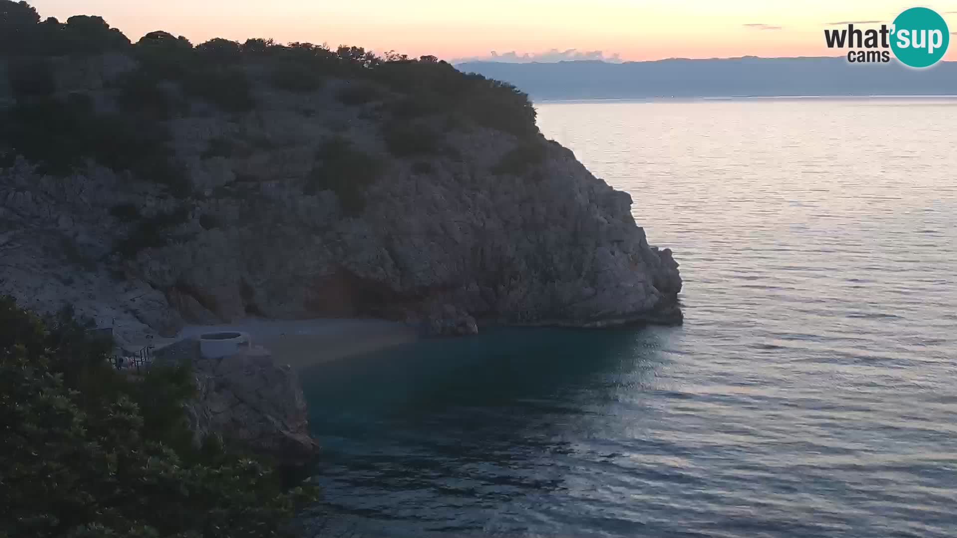 Webcam Brseč beach – Mošćenička Draga – Croatia