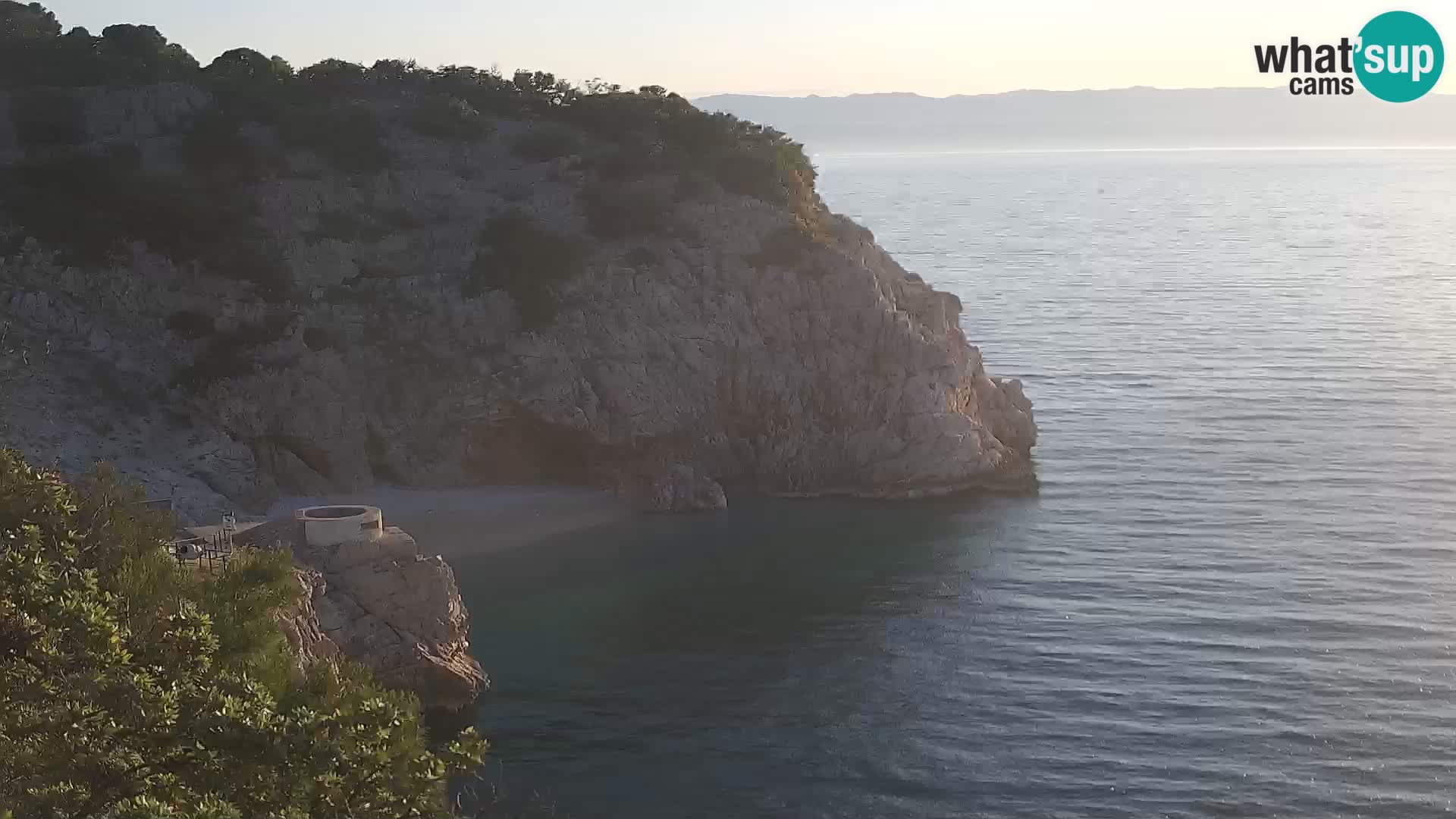Webcam Brseč beach – Mošćenička Draga – Croatia