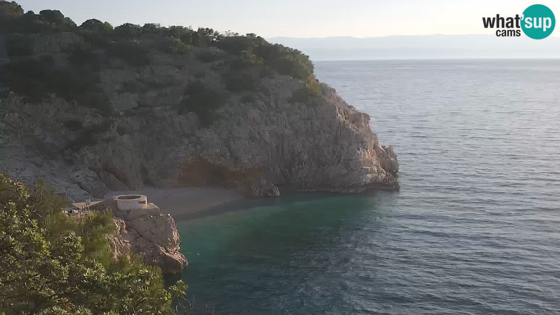 Webcam Bersezio spiaggia – Draga di Moschiena – Croazia