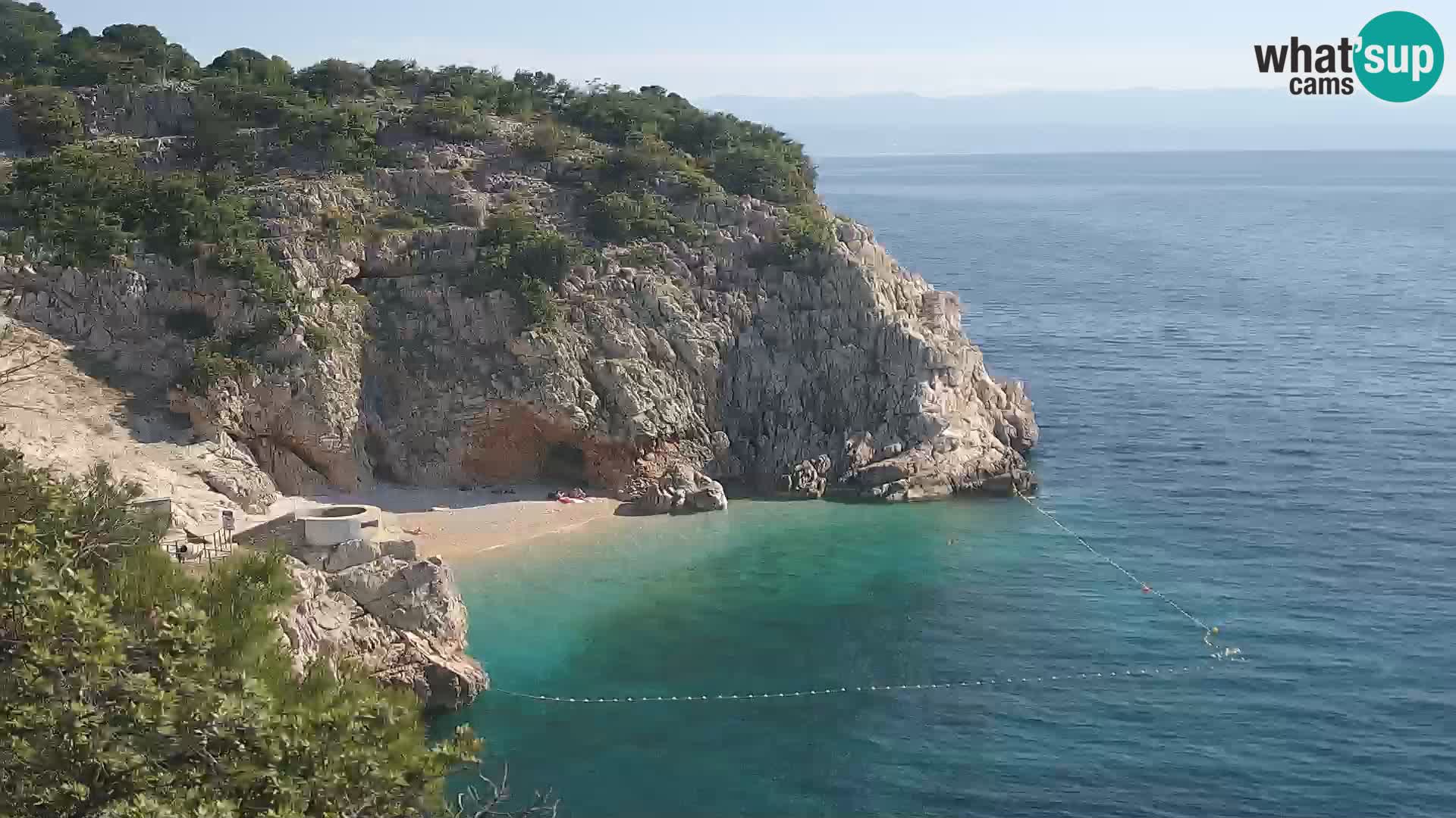 Web kamera plaže Brseč – Mošćenička Draga – Hrvatska