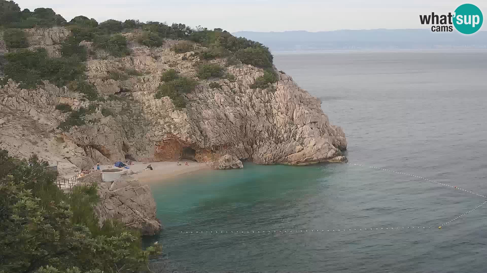Webcam Brseč Strand – Mošćenička Draga – Kroatien