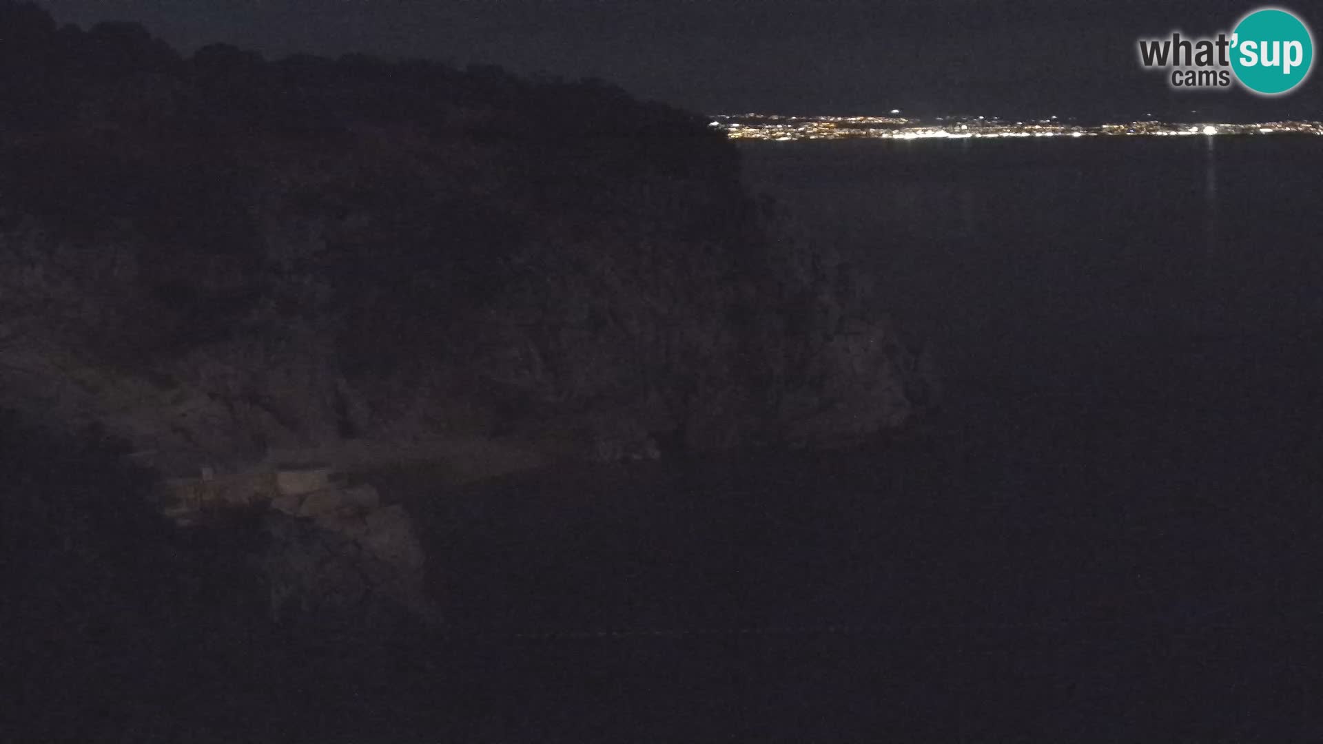 Cámara web de la playa de Brseč en Mošćenička Draga, Croacia