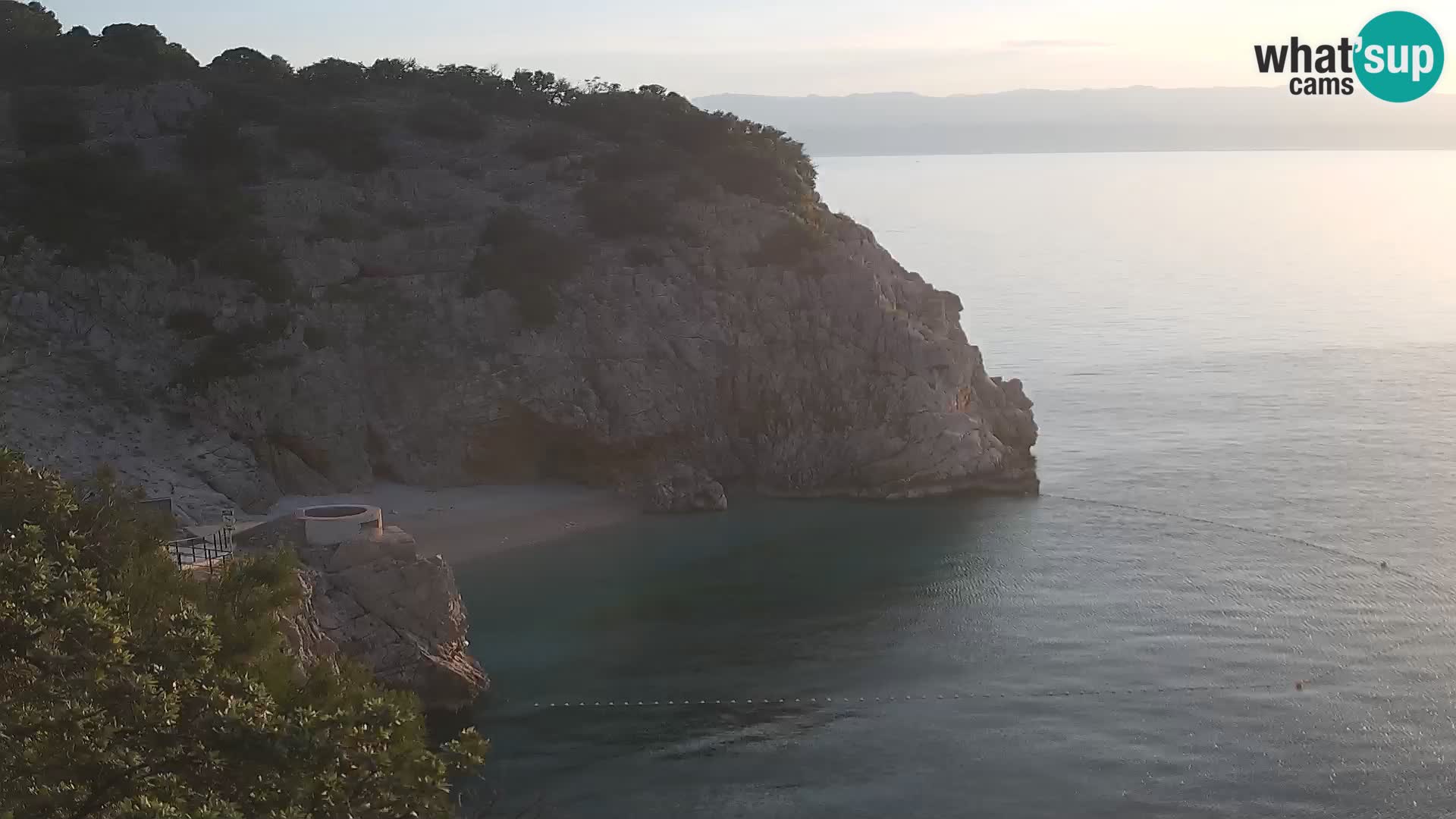 Webcam Bersezio spiaggia – Draga di Moschiena – Croazia