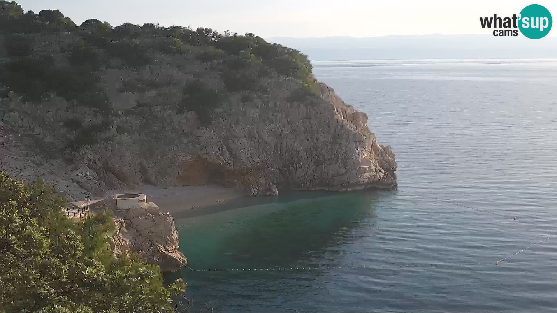 Webcam Brseč beach – Mošćenička Draga – Croatia