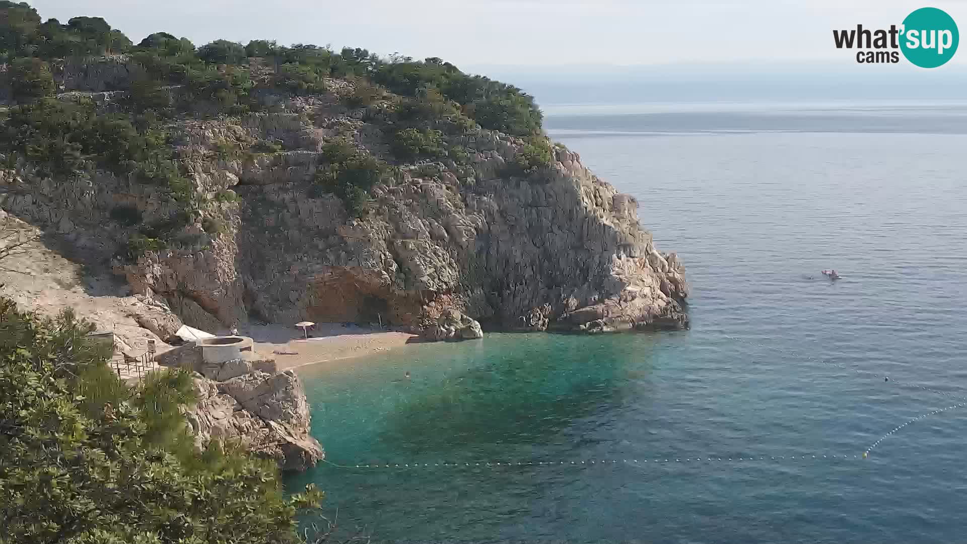 Webcam Brseč Strand – Mošćenička Draga – Kroatien