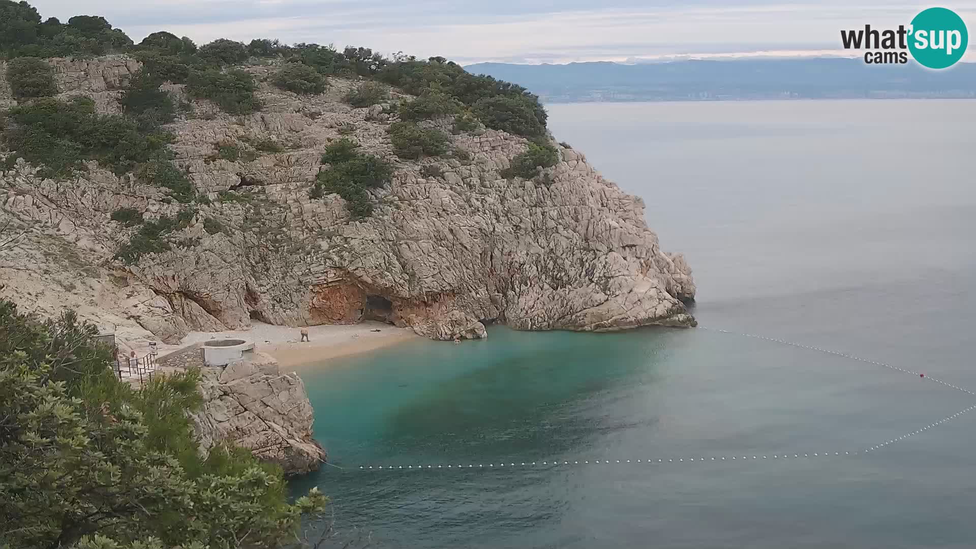 Webcam Brseč beach – Mošćenička Draga – Croatia