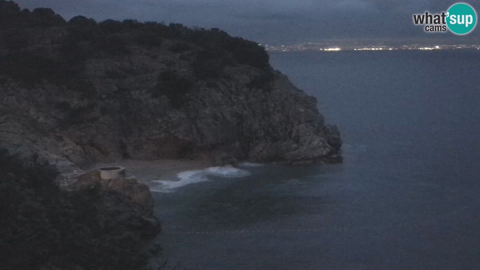 Spletna kamera Brseč plaža – Mošćenička Draga – Hrvaška