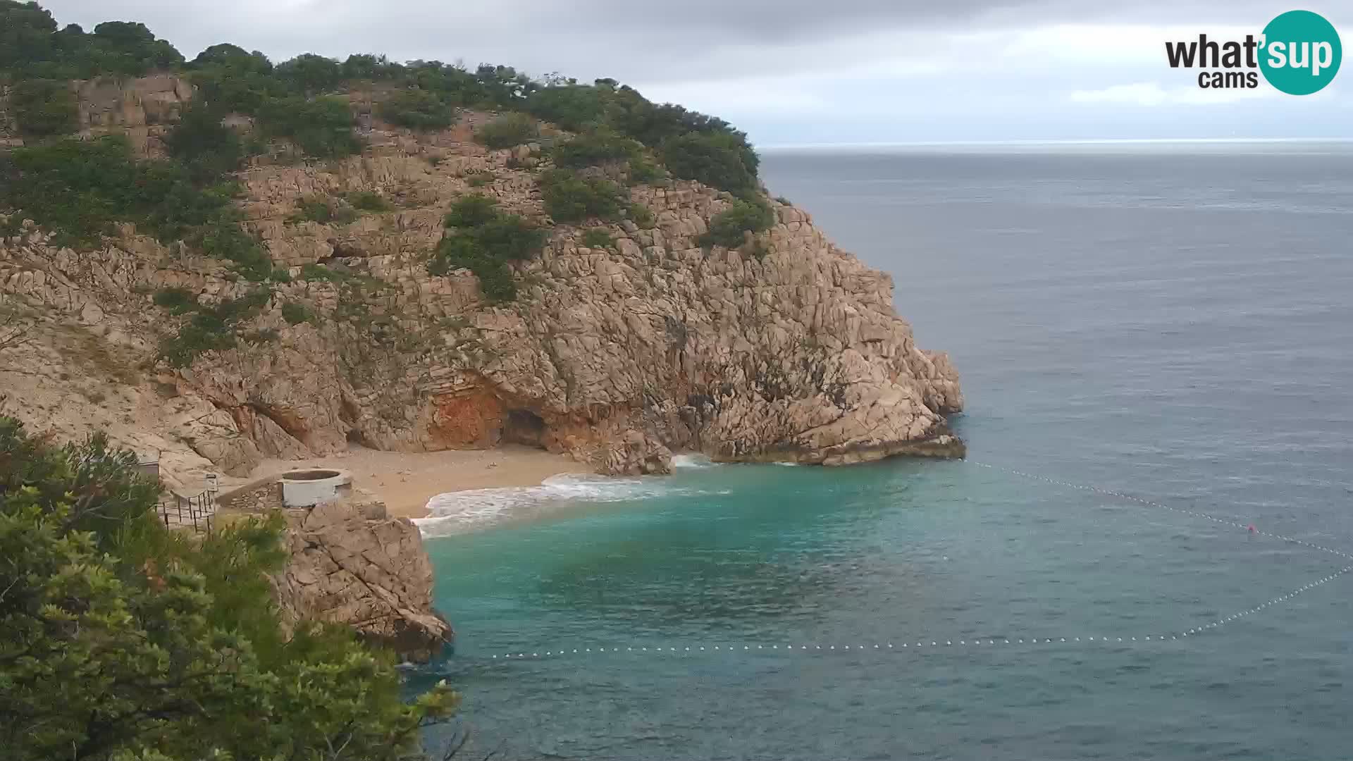Webcam Bersezio spiaggia – Draga di Moschiena – Croazia