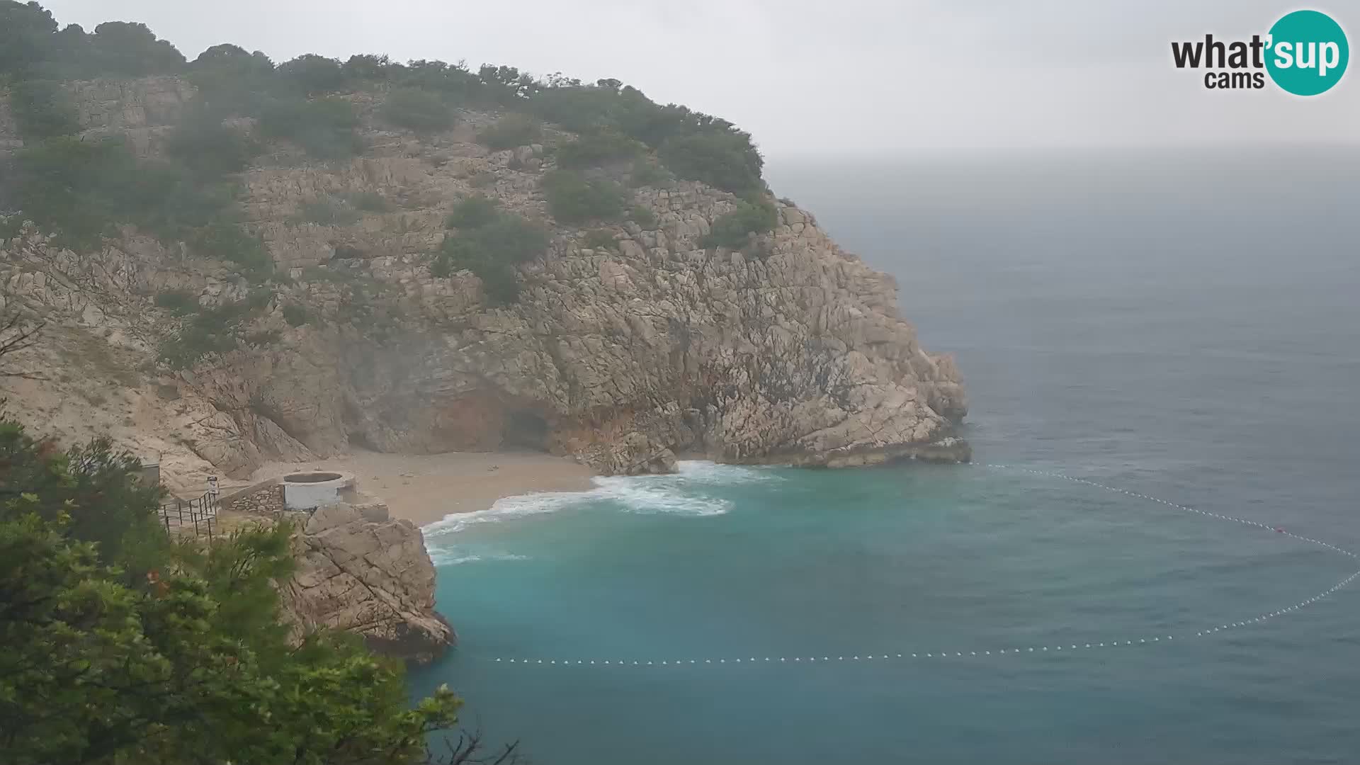 Web kamera plaže Brseč – Mošćenička Draga – Hrvatska