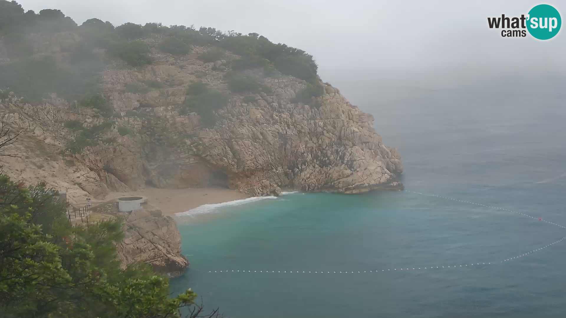 Webcam Brseč beach – Mošćenička Draga – Croatia