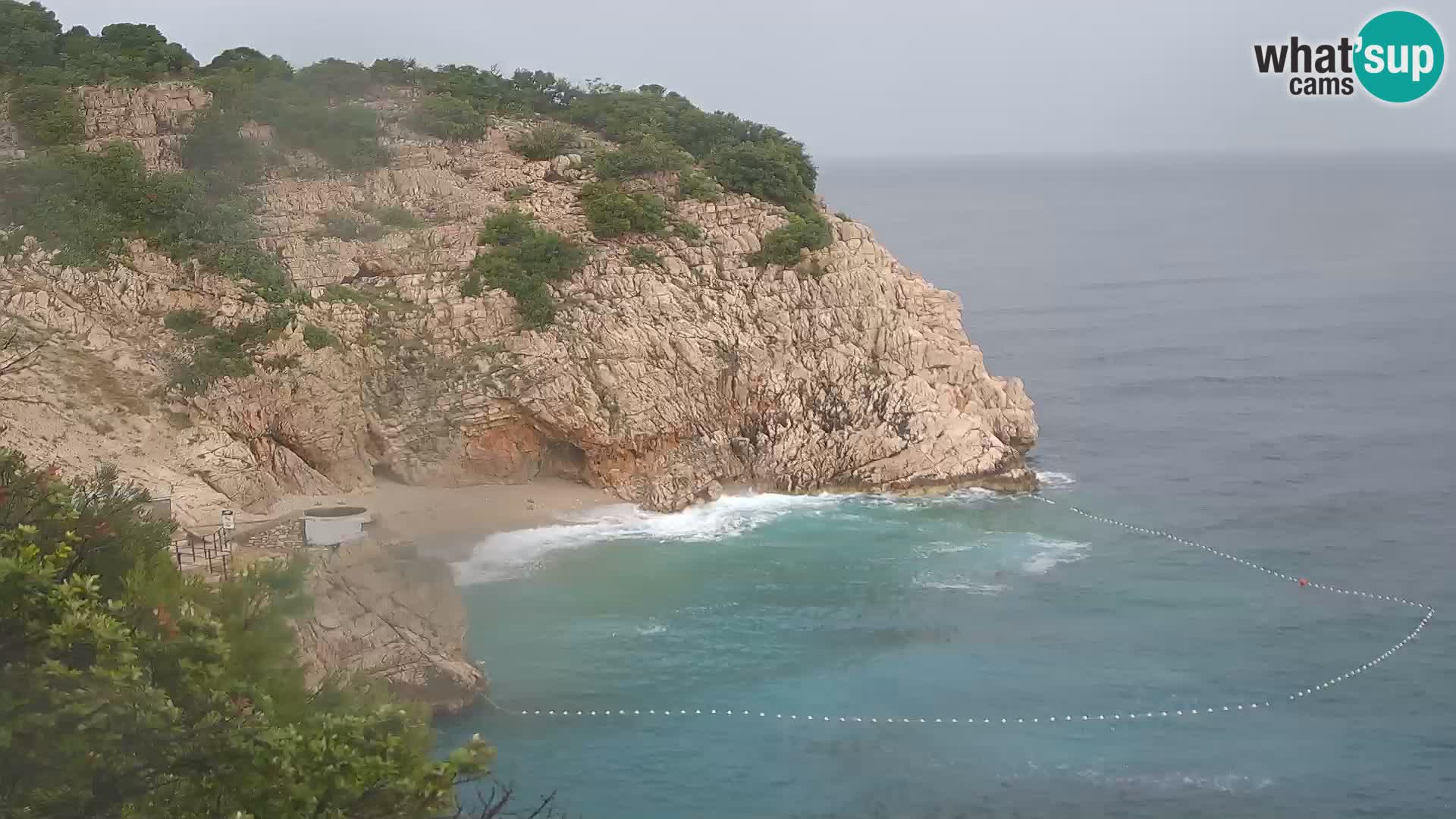 Webcam Brseč Strand – Mošćenička Draga – Kroatien