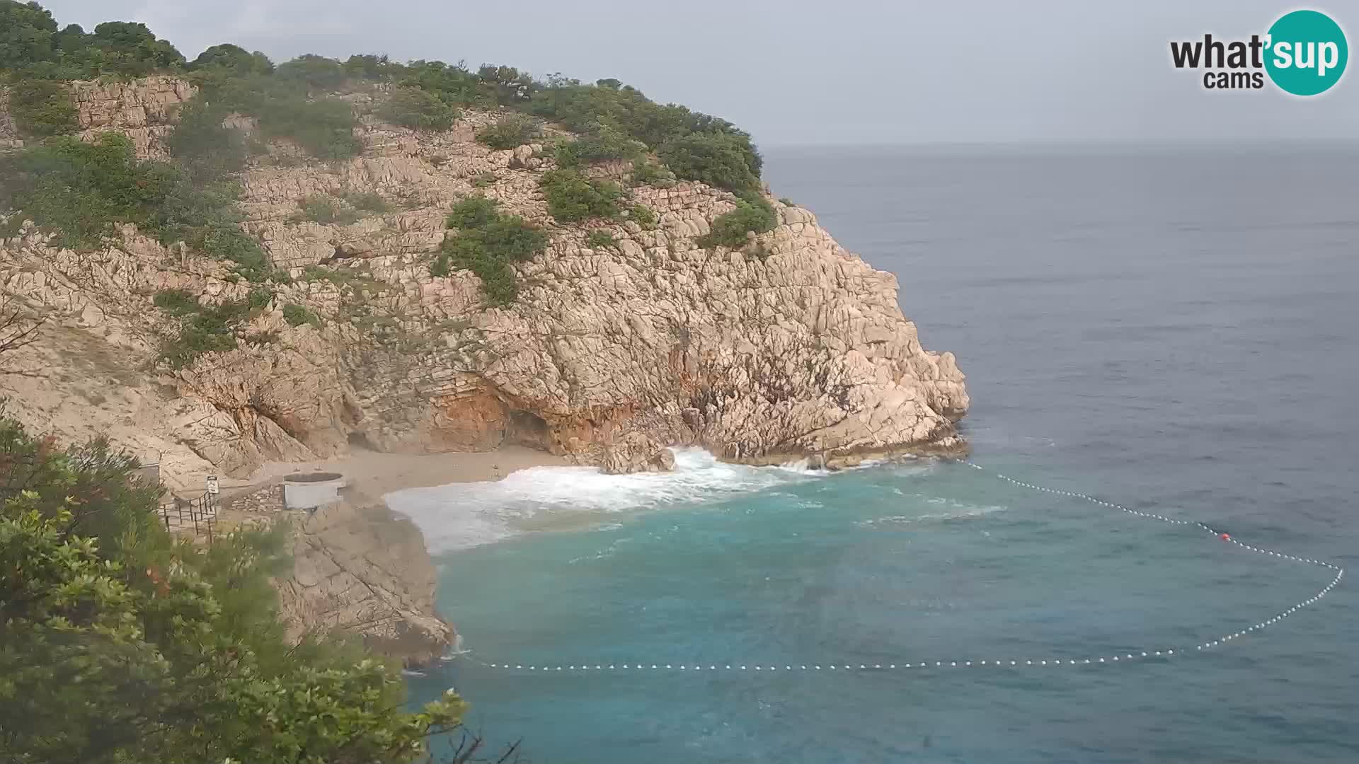 Webcam Bersezio spiaggia – Draga di Moschiena – Croazia