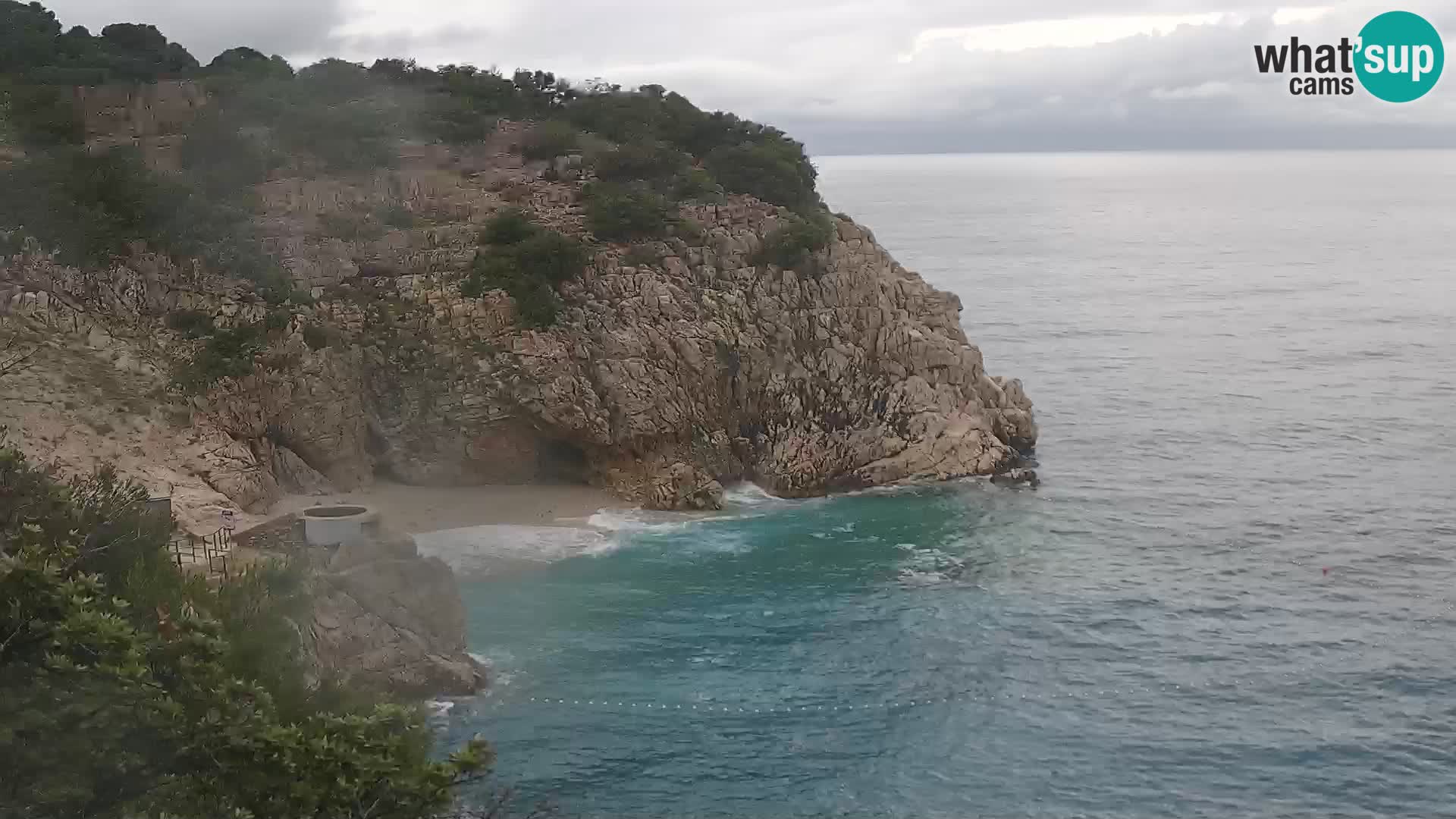 Webcam Brseč Strand – Mošćenička Draga – Kroatien