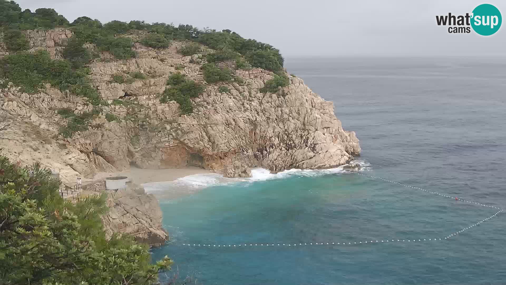 Webcam Brseč beach – Mošćenička Draga – Croatia