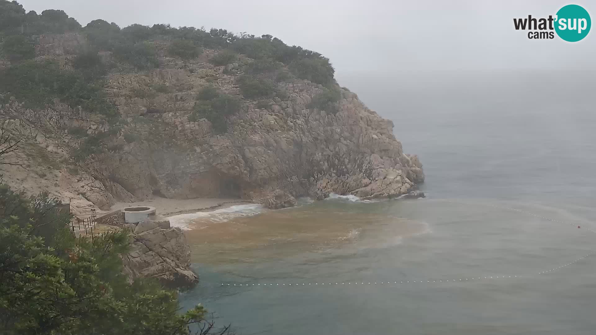 Webcam Bersezio spiaggia – Draga di Moschiena – Croazia